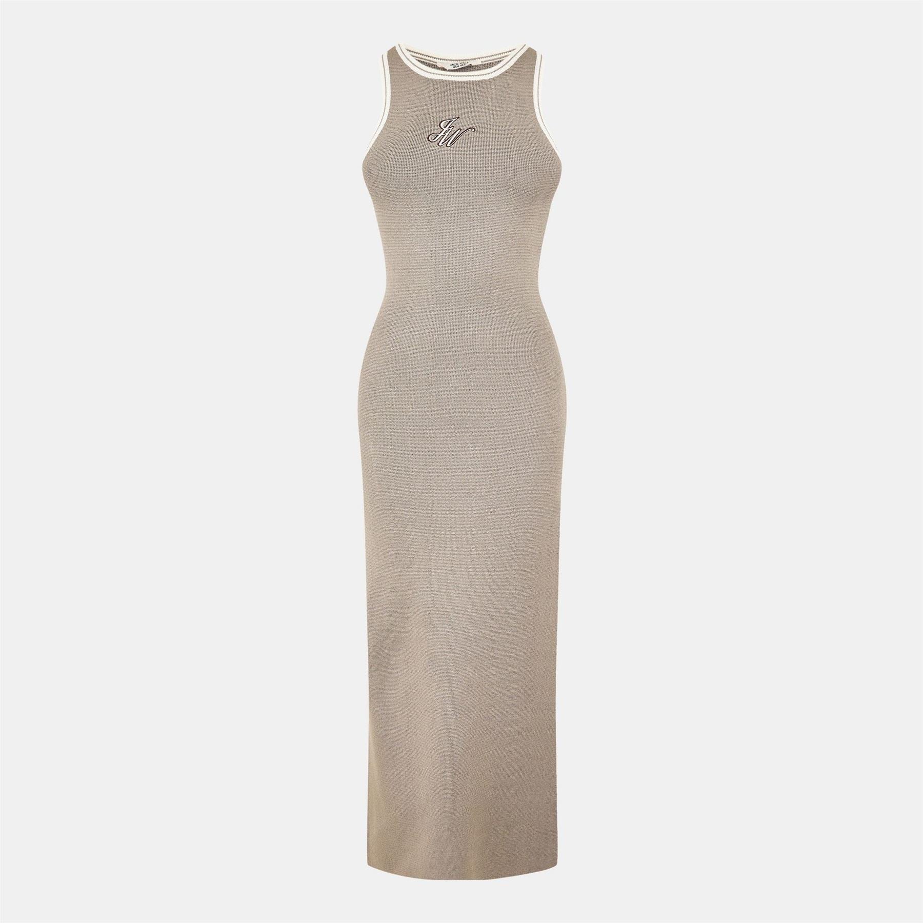 Jack Wills Racer Crew Neck Maxi Slip Dress
