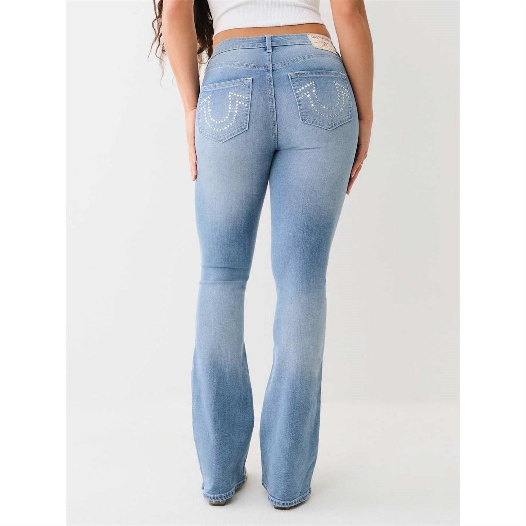 True Religion Mid Rise Bootcut Jeans