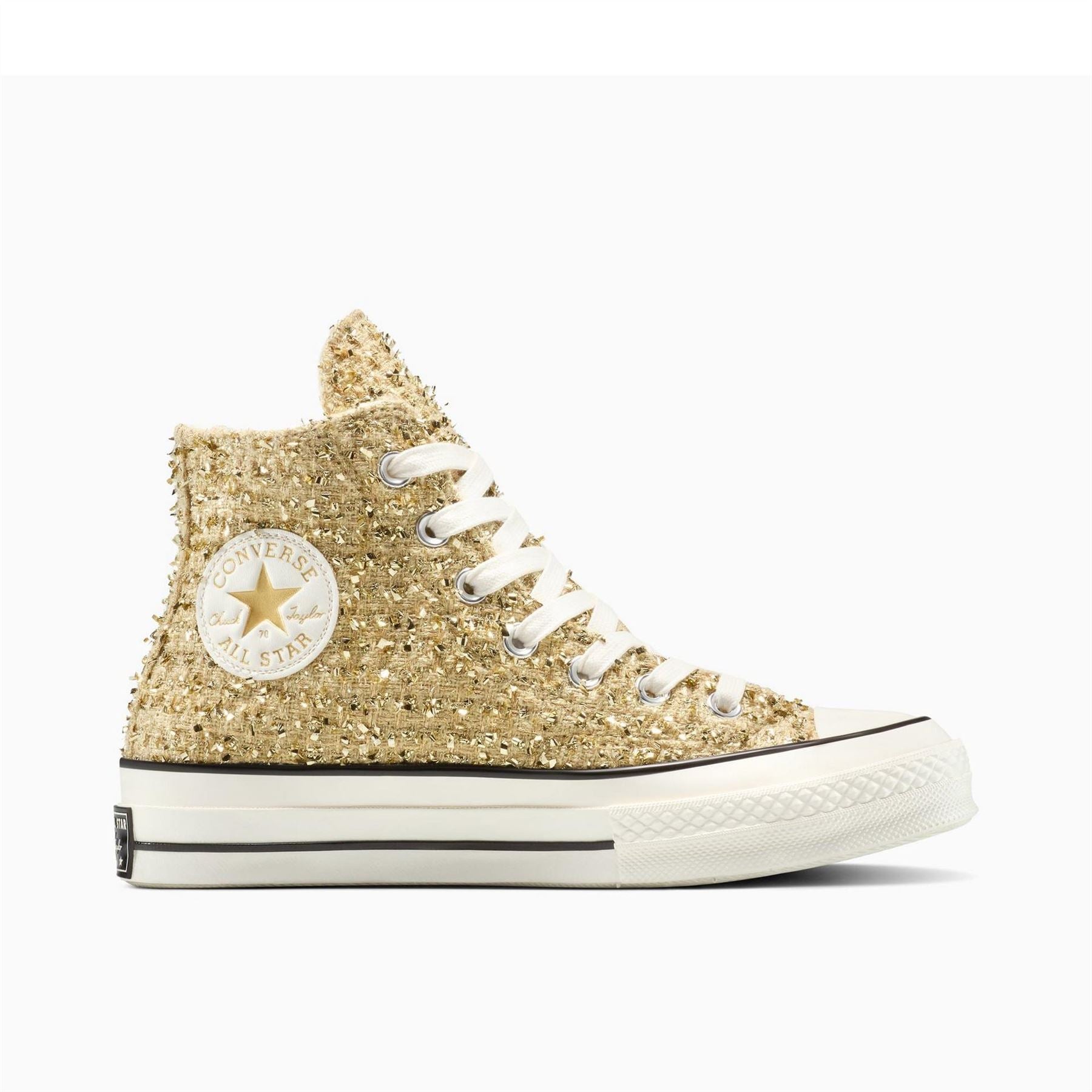 Converse Adults Chuck 70 Metallic Canvasas High Top Trainers