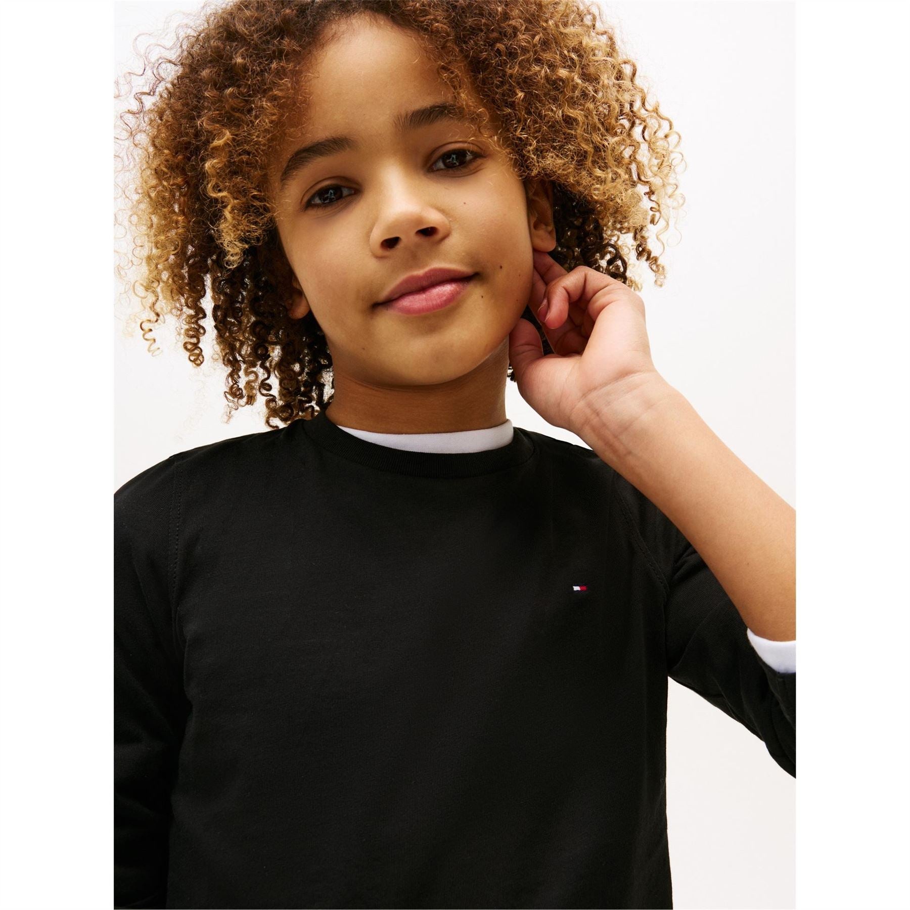 Tommy Hilfiger Crew Neck Regular Fit Long Sleeve T-Shirt