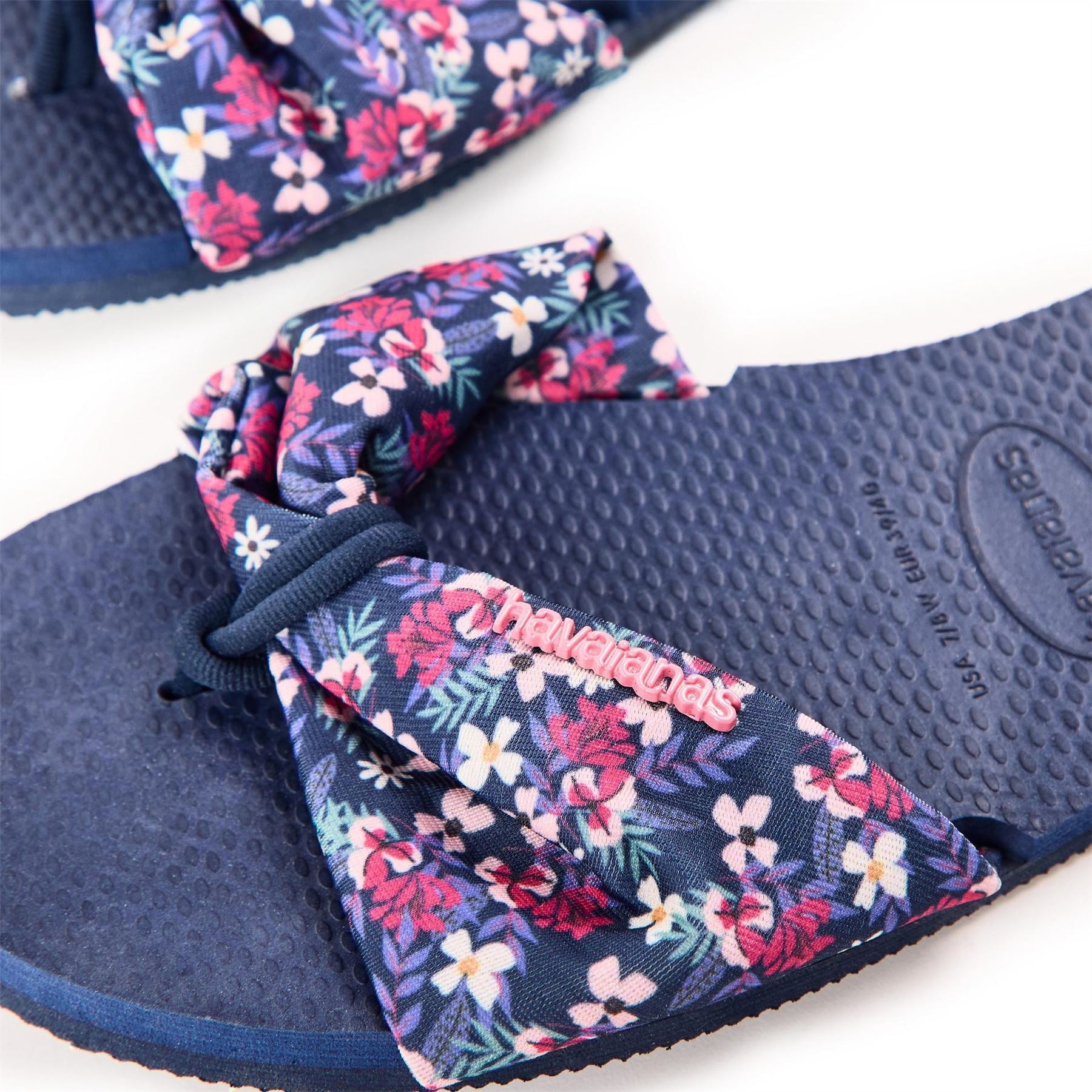 Havaianas Womens Hav. You Saint Tropez Print Navy Bl Flip Flops