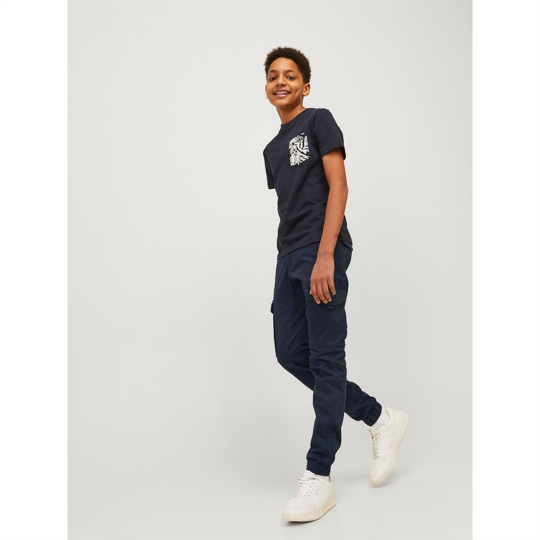 Jack and Jones Paul Flake Slim Stretch Cuffed Cargo Pants Junior