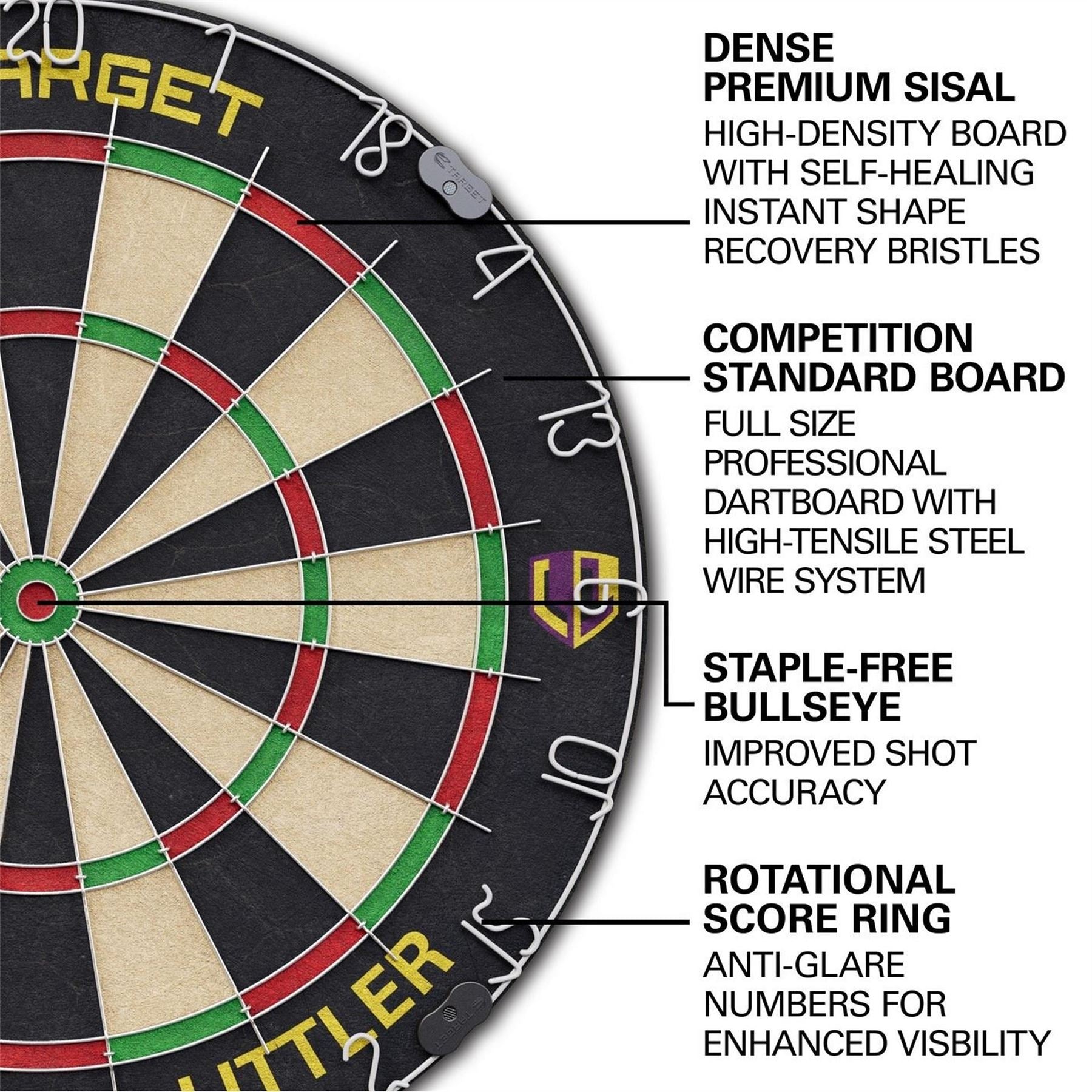 Target Darts Luke Littler Dartboard Cabinet Set