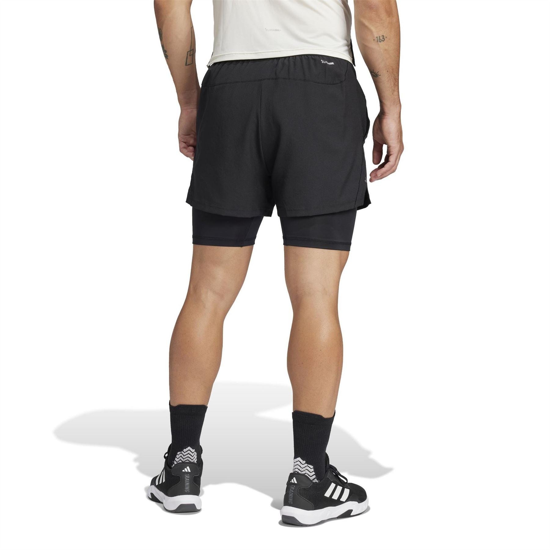 adidas Mens Gym+ 2 In 1 Shorts