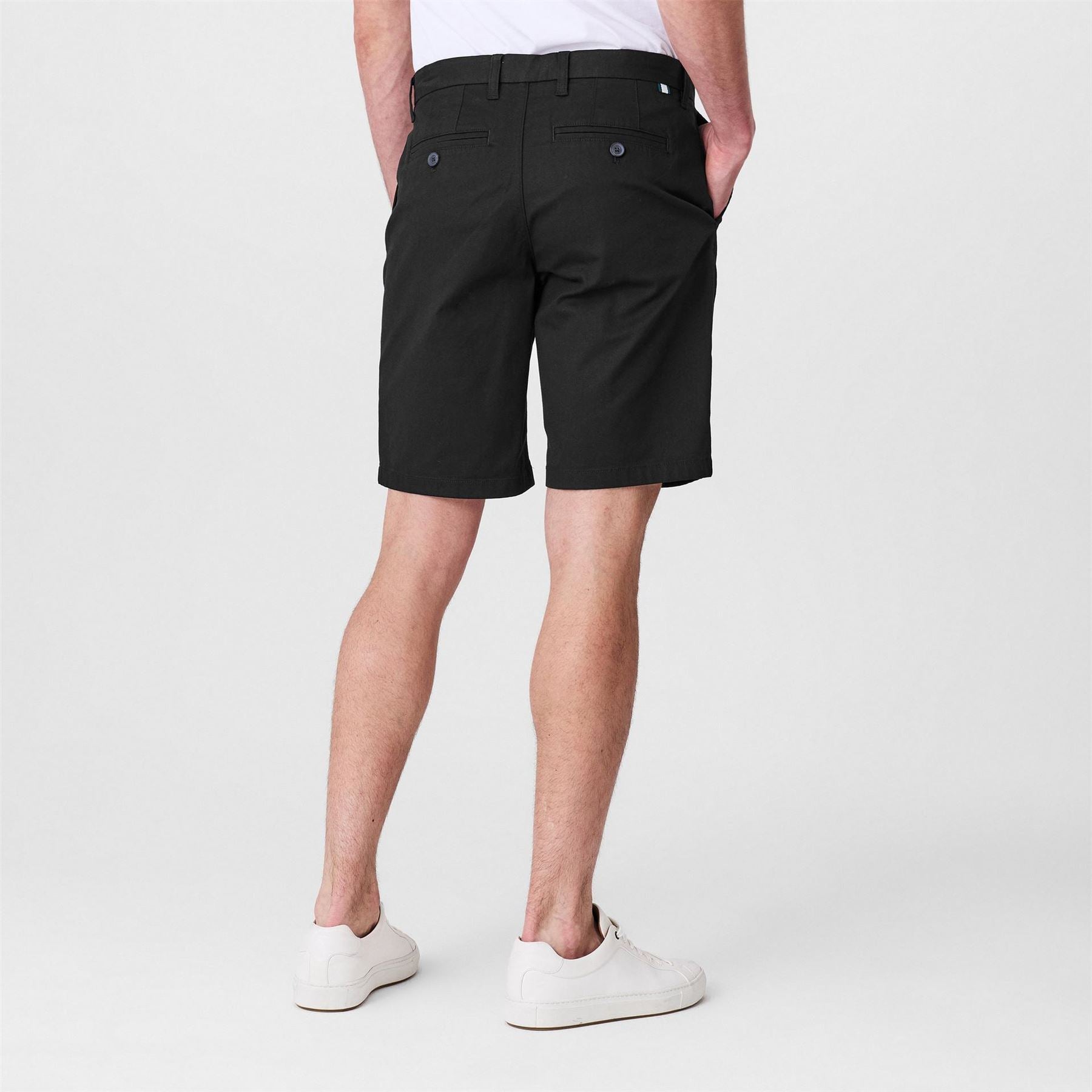 Ted Baker Solid Patterned Chino Shorts