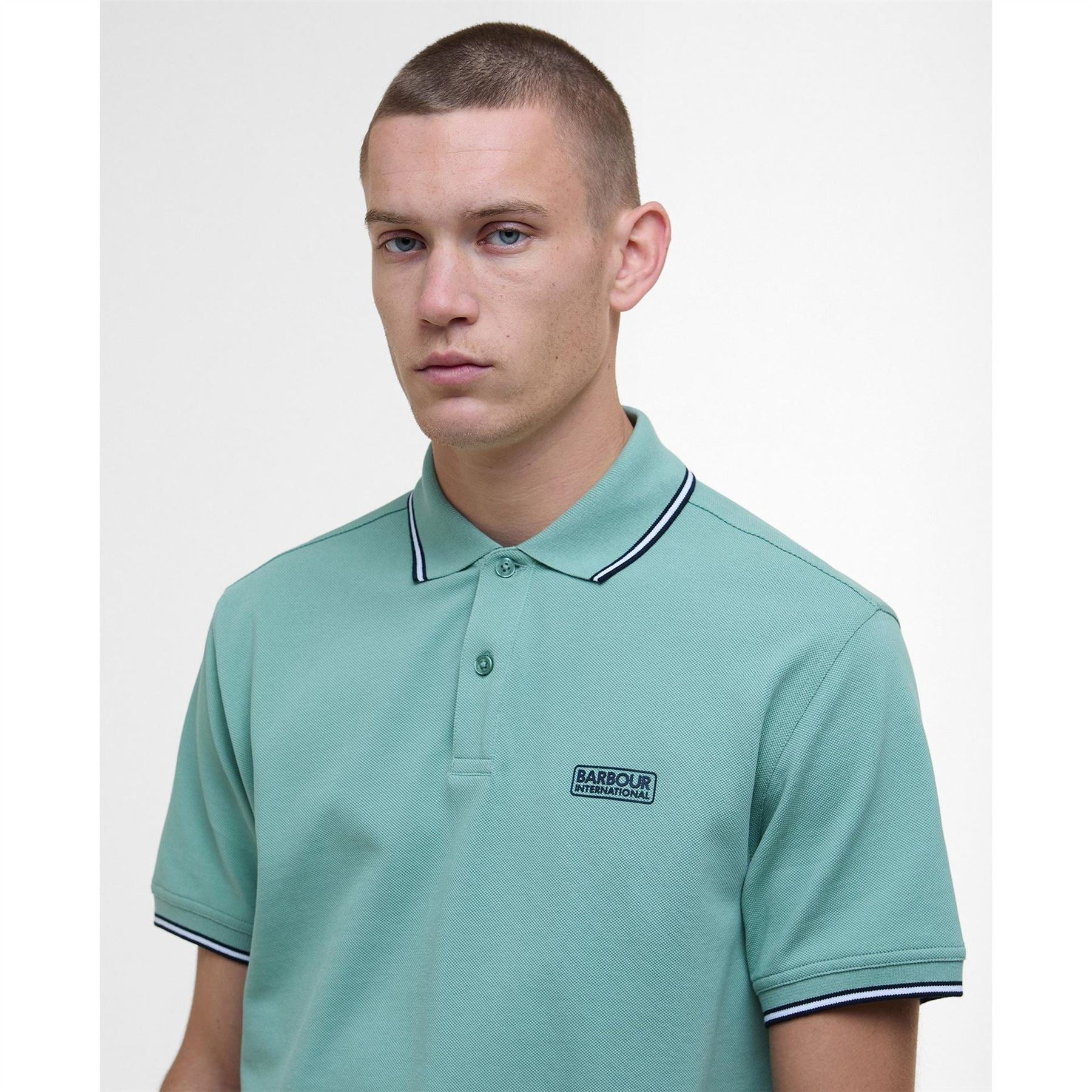 Barbour International Tipped Short Sleeve Polo Shirt