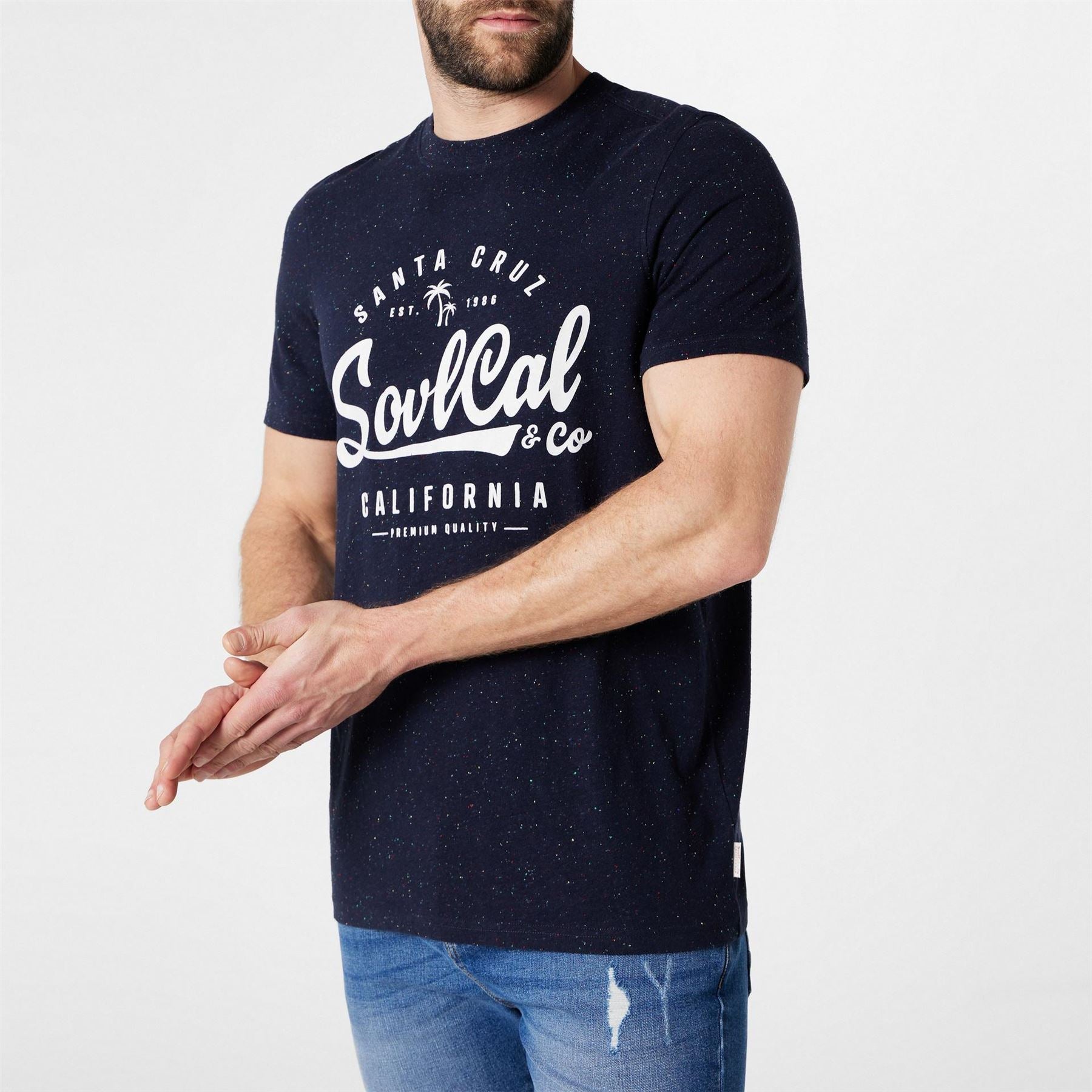 SoulCal Textured Flecked T-Shirt