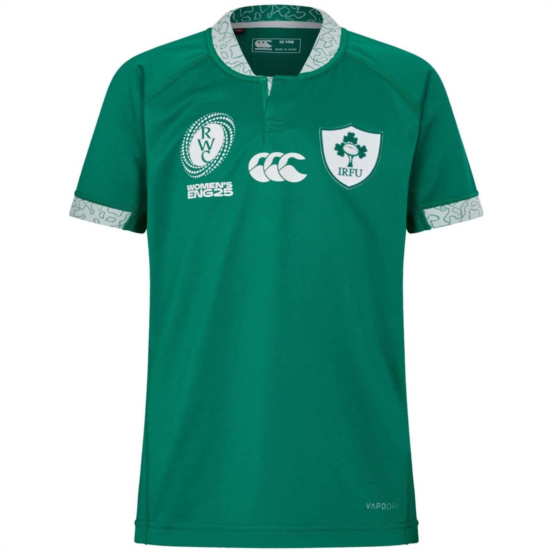 Canterbury Ireland Rugby World Cup Home Authectic Kit Rugby Kit 2025