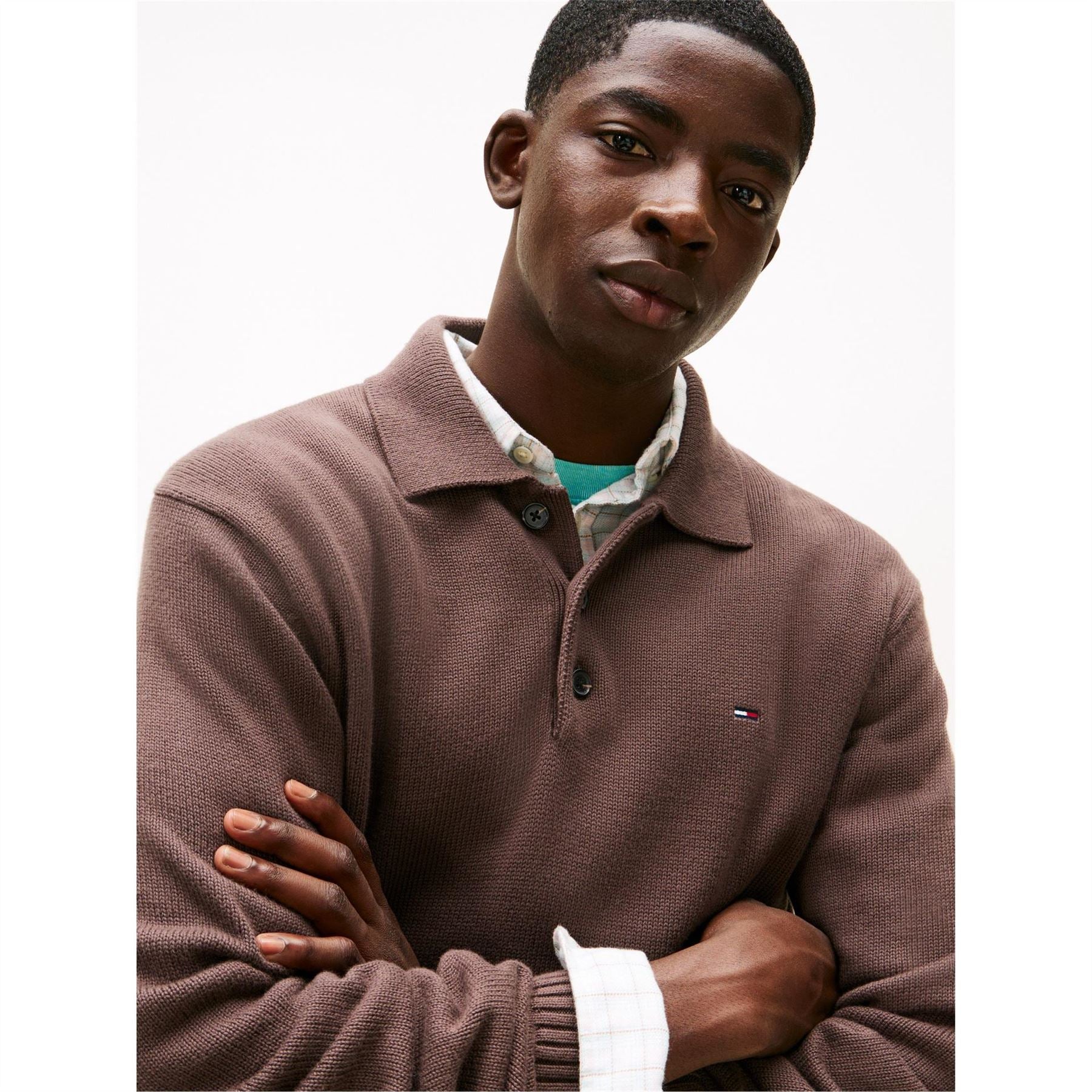 Tommy Jeans Slim Polo Crew Neck Jumper