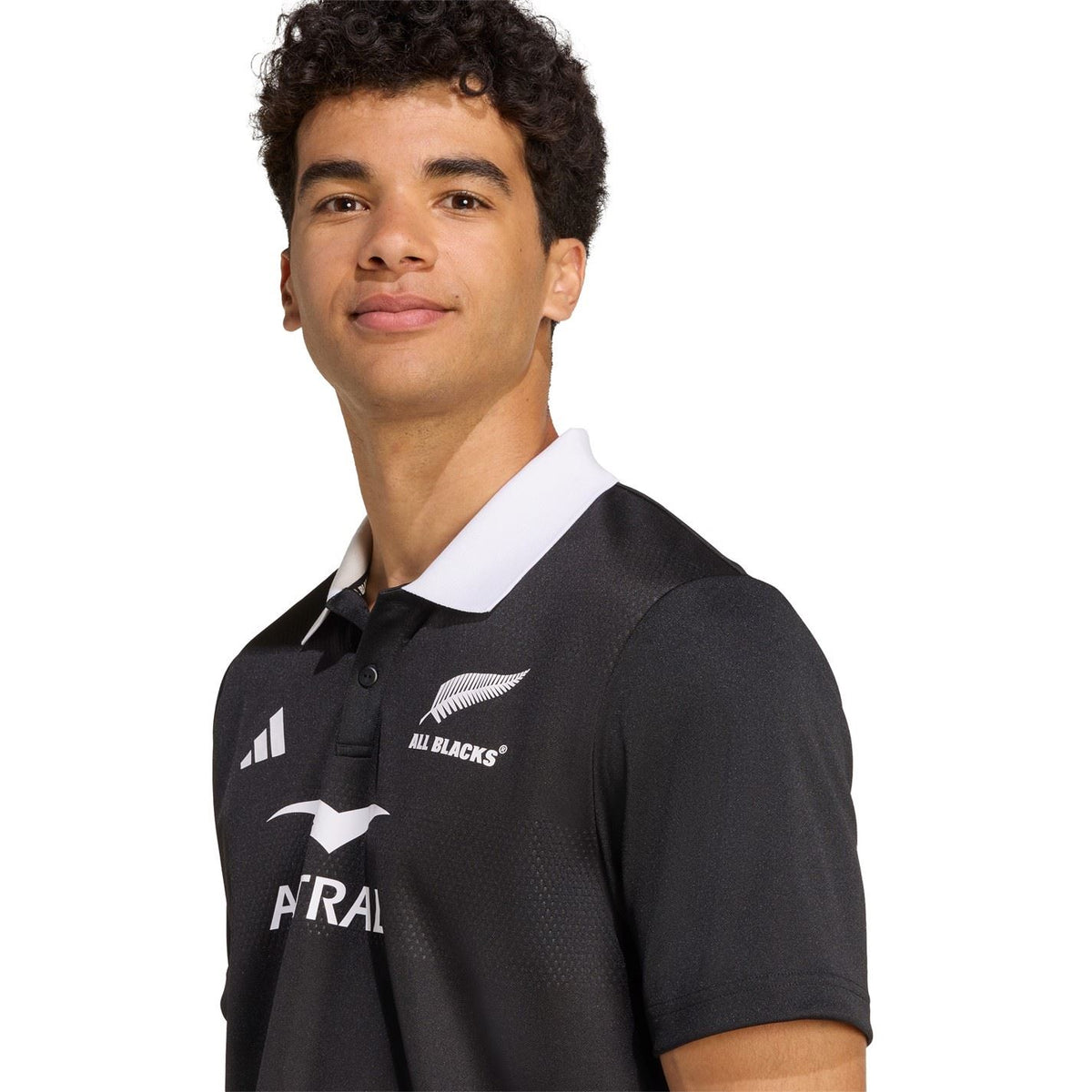 adidas Mens All Blacks Supporters Polo Shirt 2025