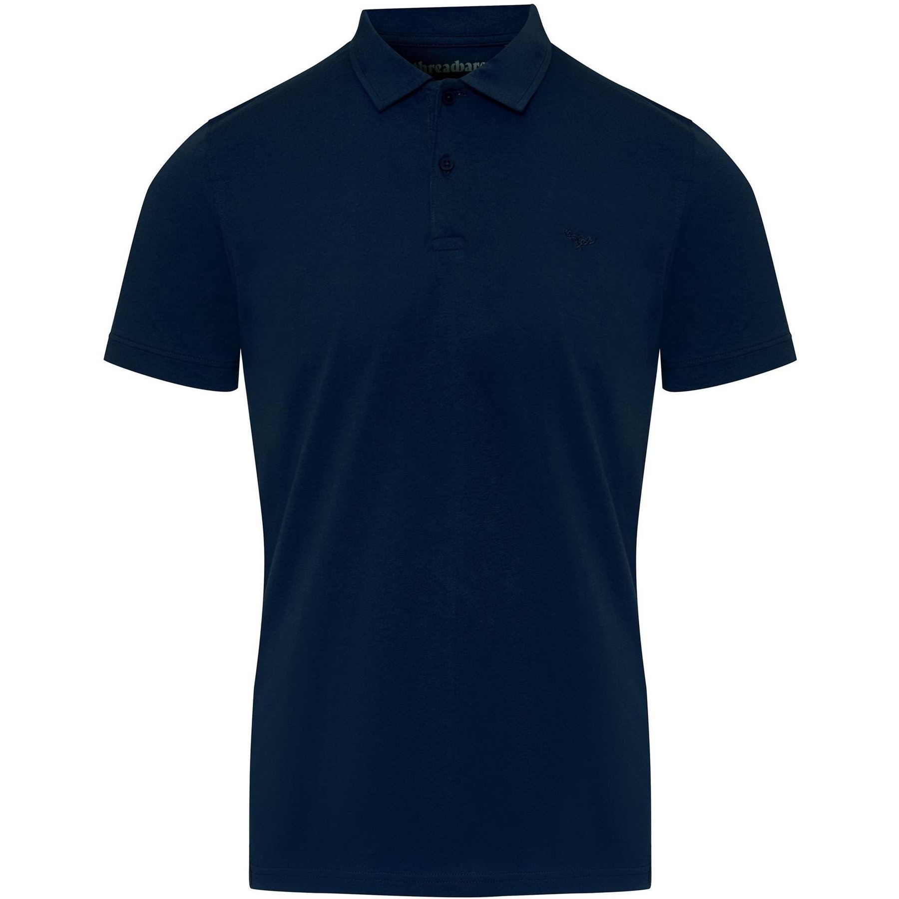 Threadbare 3 Pack Regular Fit Short Sleeve Polo Shirt