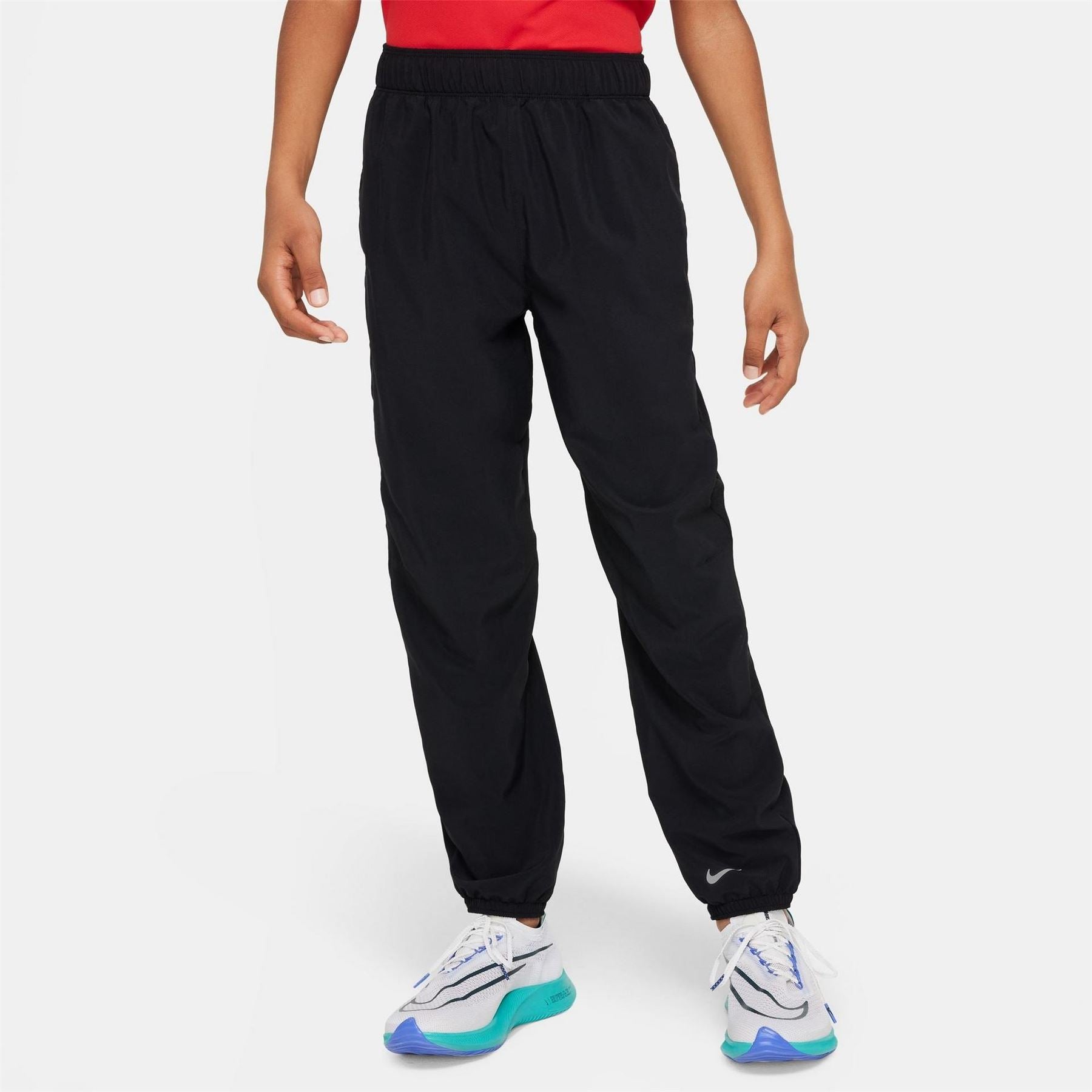 Nike Solid Mid Rise Regular Fit Athletic Pants