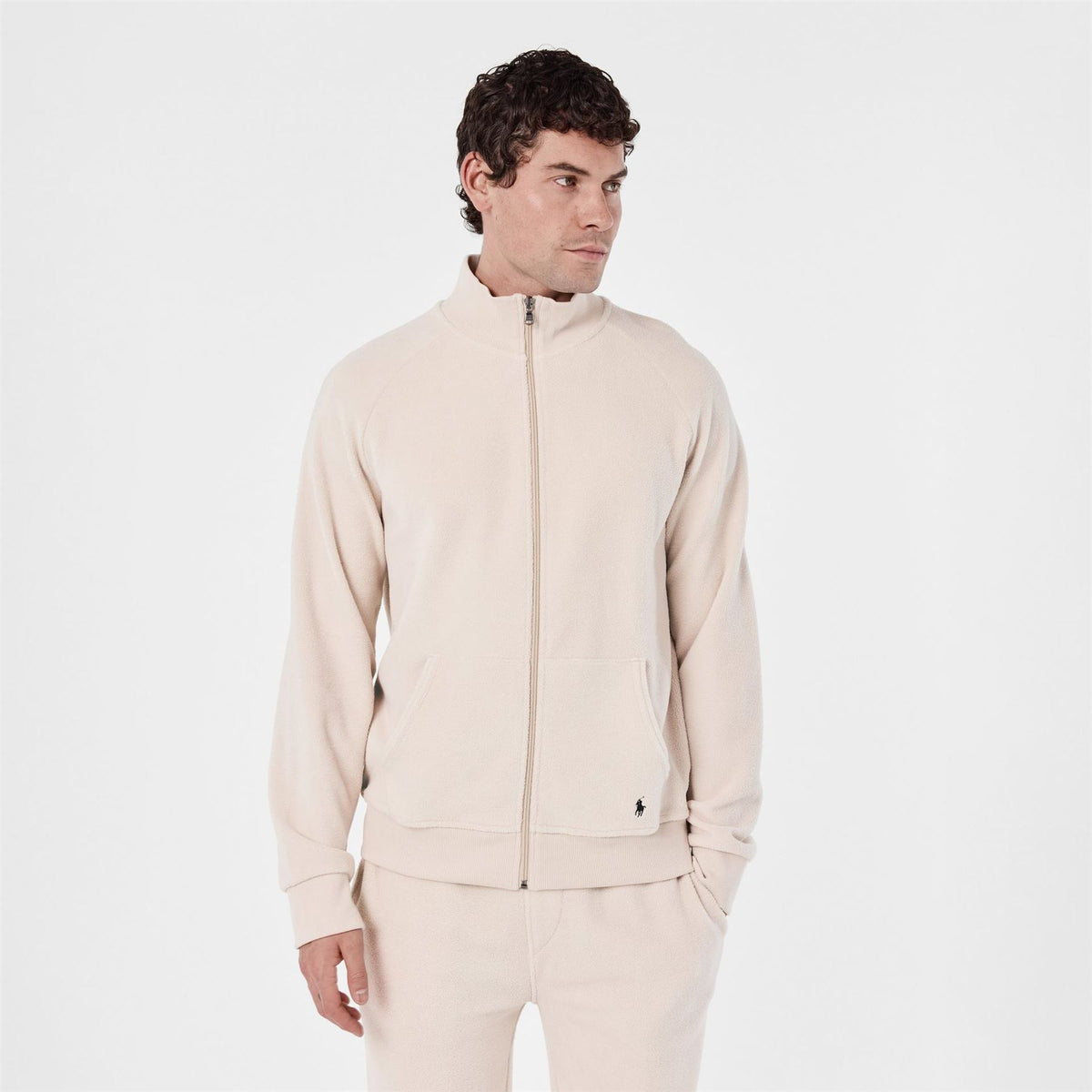 Polo Ralph Lauren Full Zip Mock Neck Top