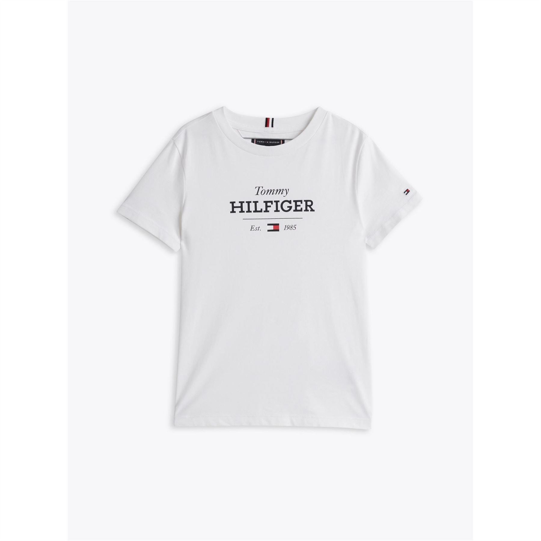 Tommy Hilfiger 1985 Lettering Regular Fit Crew Neck T-Shirt
