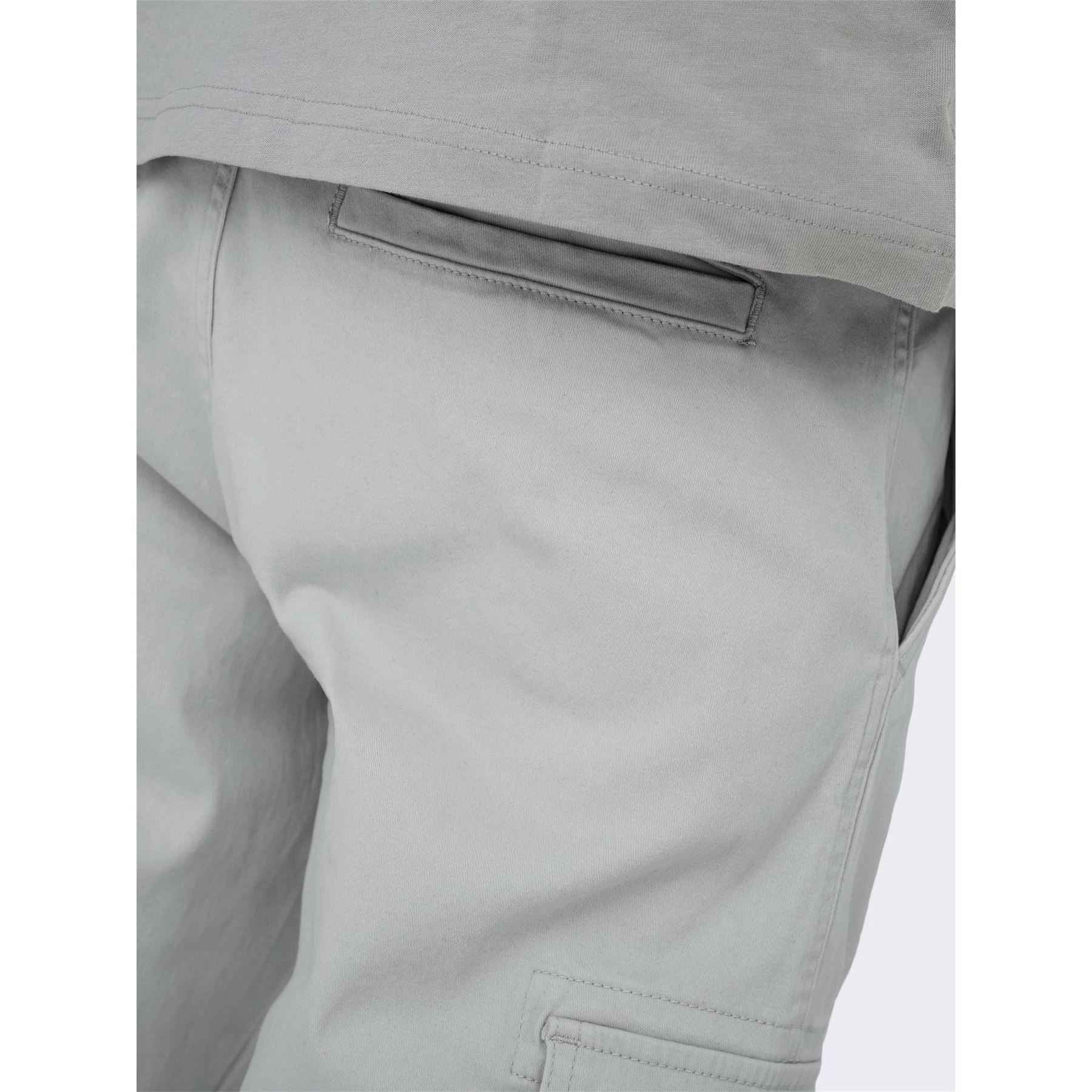 Only Solid Patterned Straight Cargo Pants