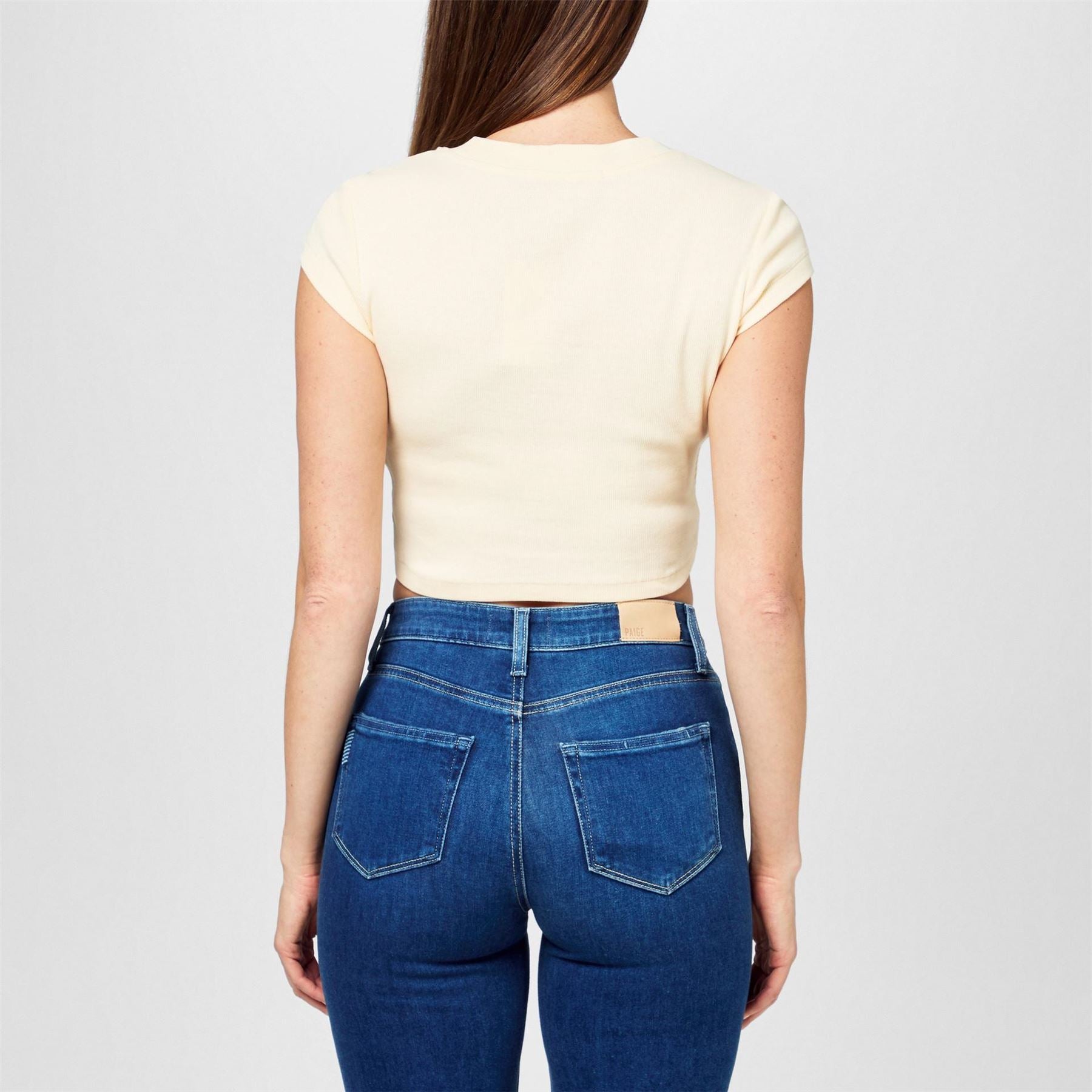 Calvin Klein Jeans Rib Cropped T-Shirt