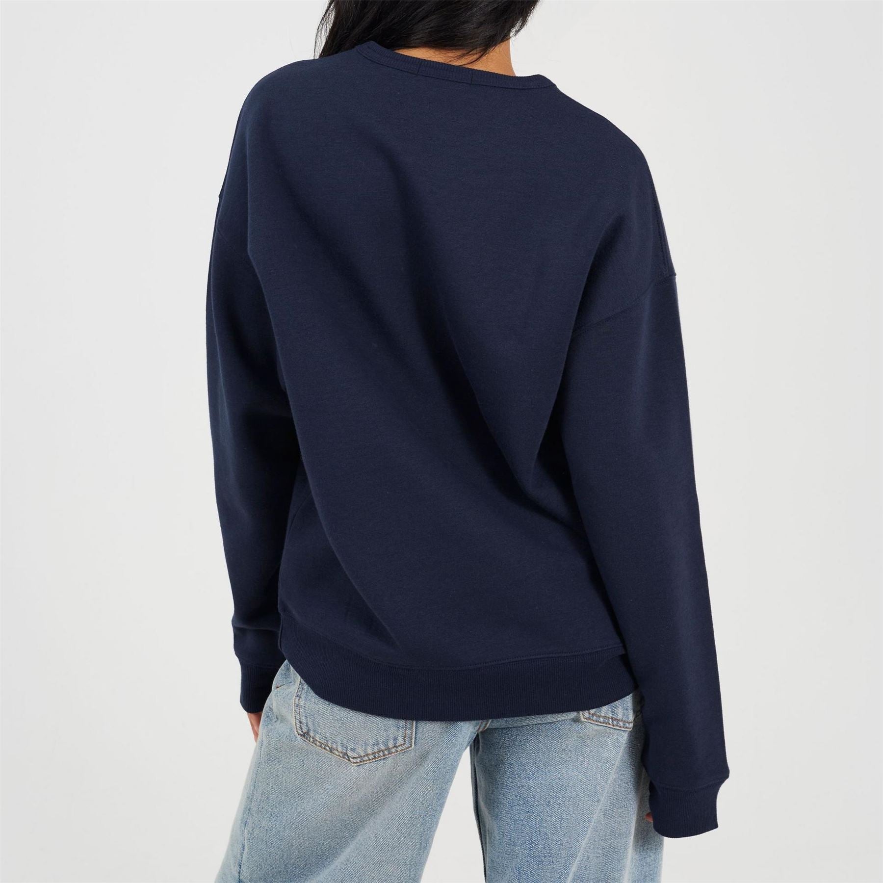 Brave Soul Womens Crew Neck Sweatshirt With Monaco Yacht Club Embroidery