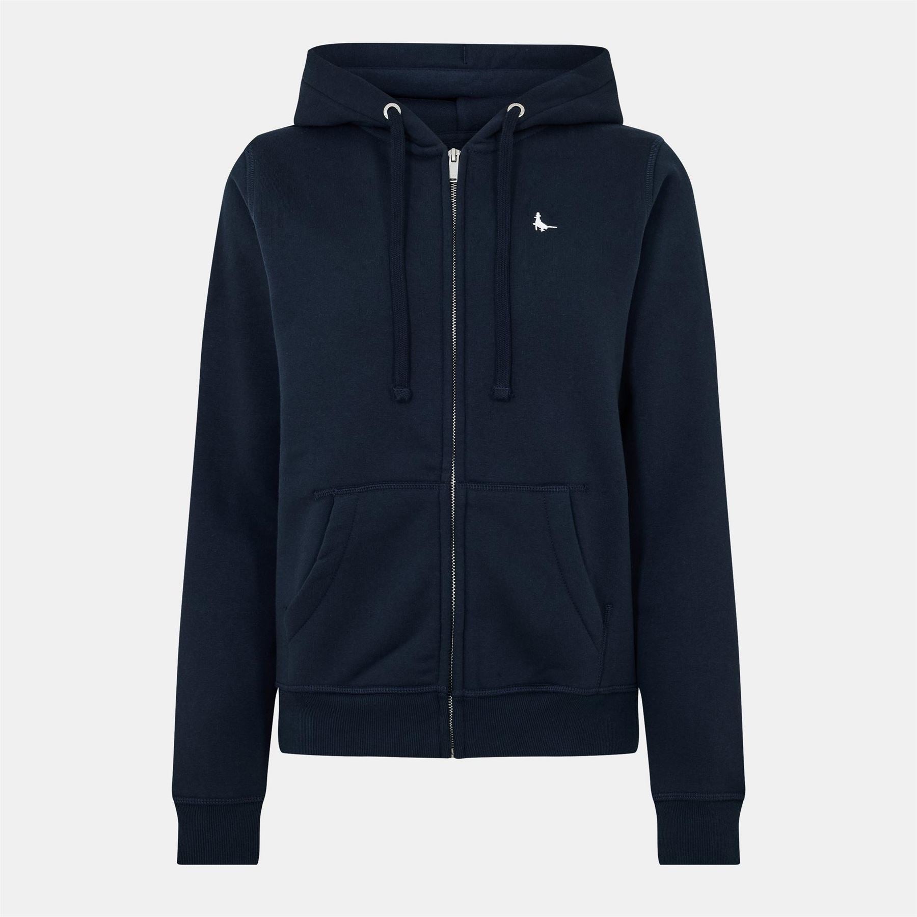 Jack Wills Pheasant Logo Zip Hoodie