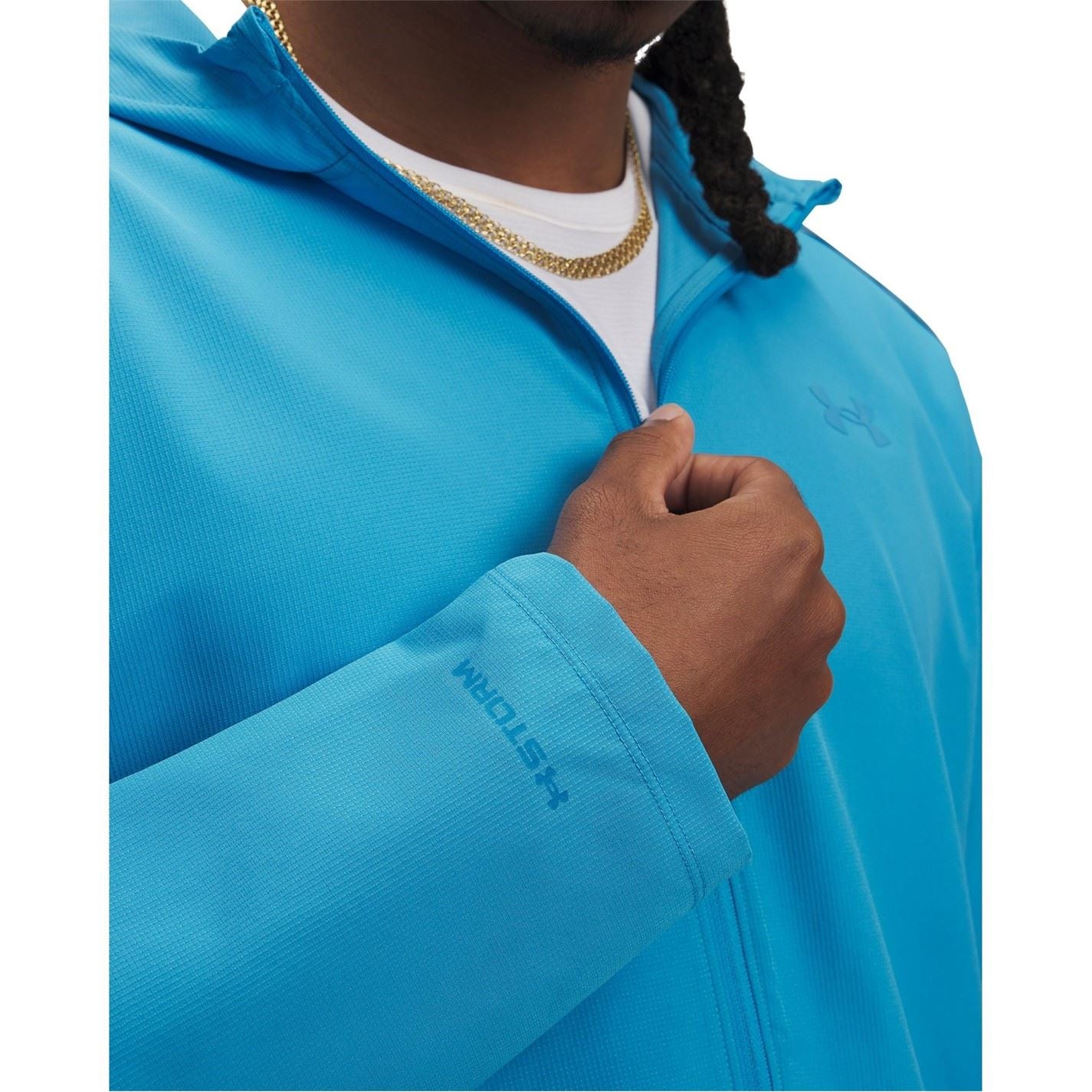 Under Armour  Storm Run Water And Wind Resistant Performance Running Jacket
