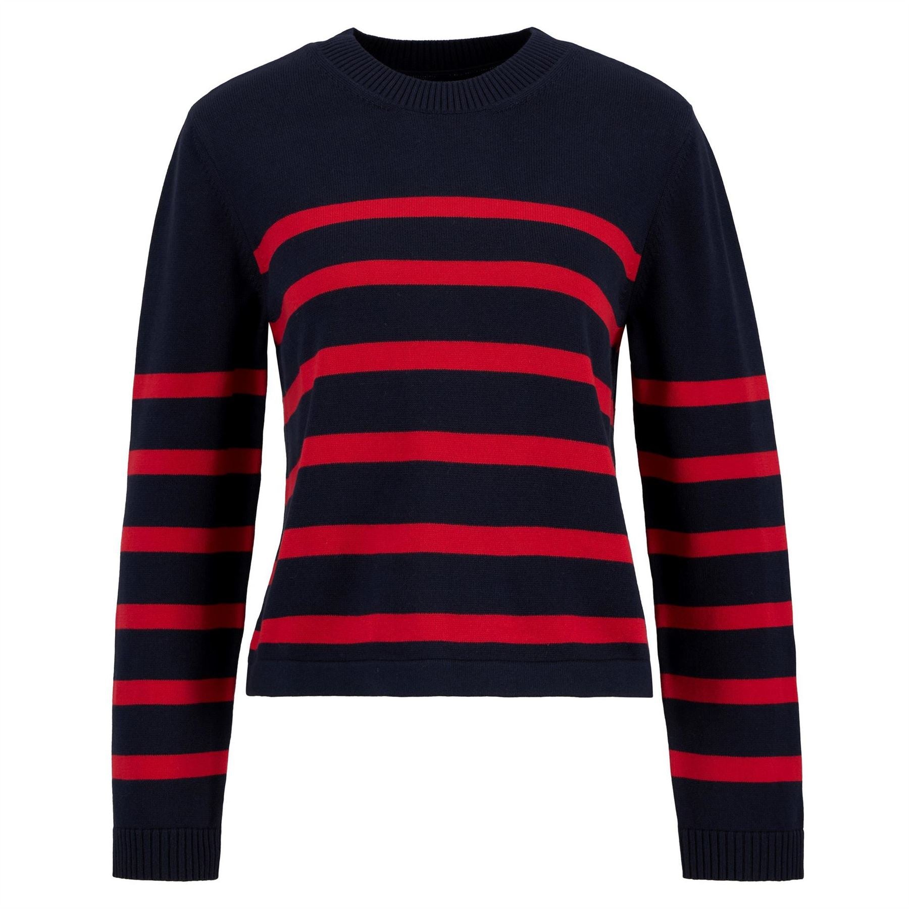 Barbour Fern Striped Crew Neck Jumper
