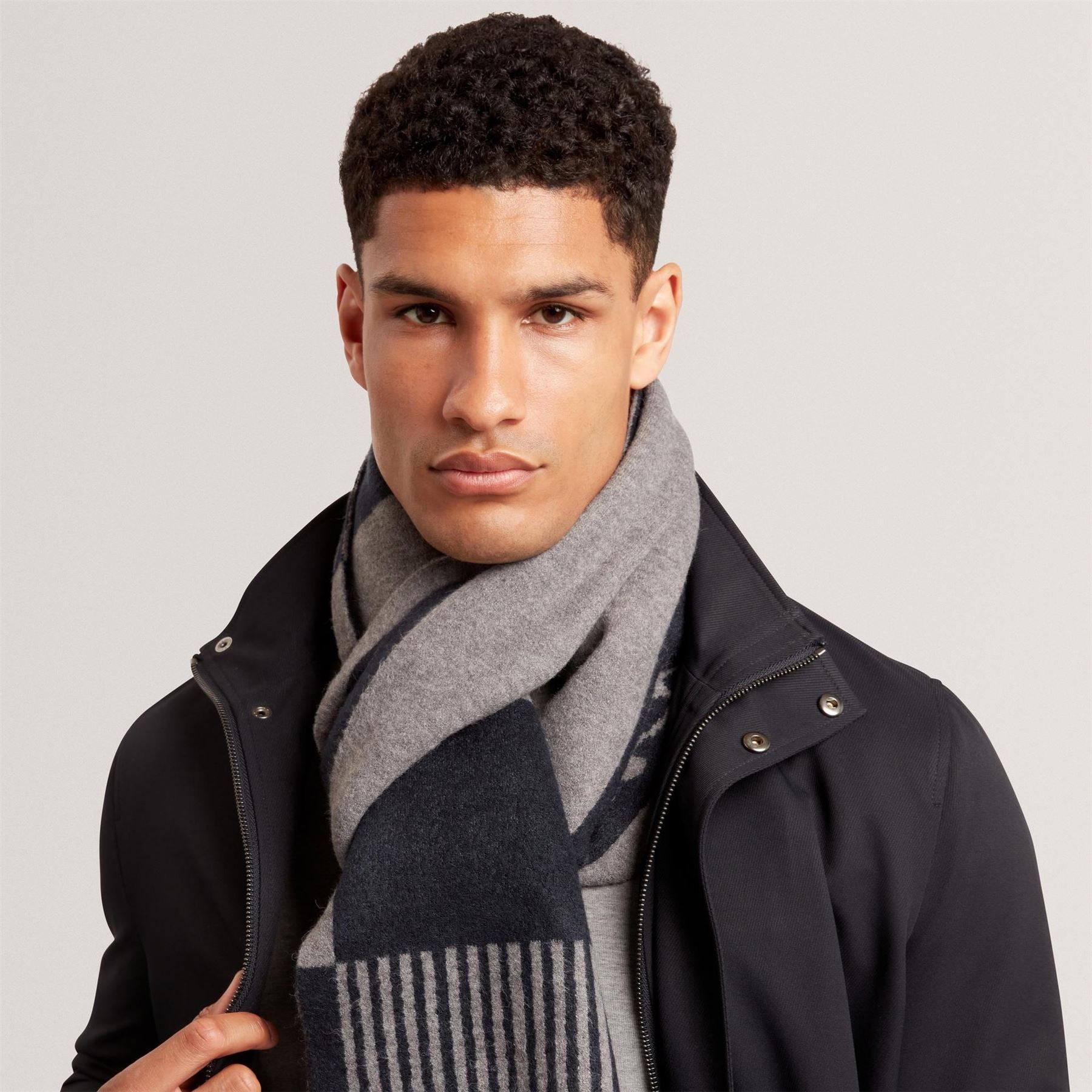 Ted Baker Lettered Branding Knit Scarf