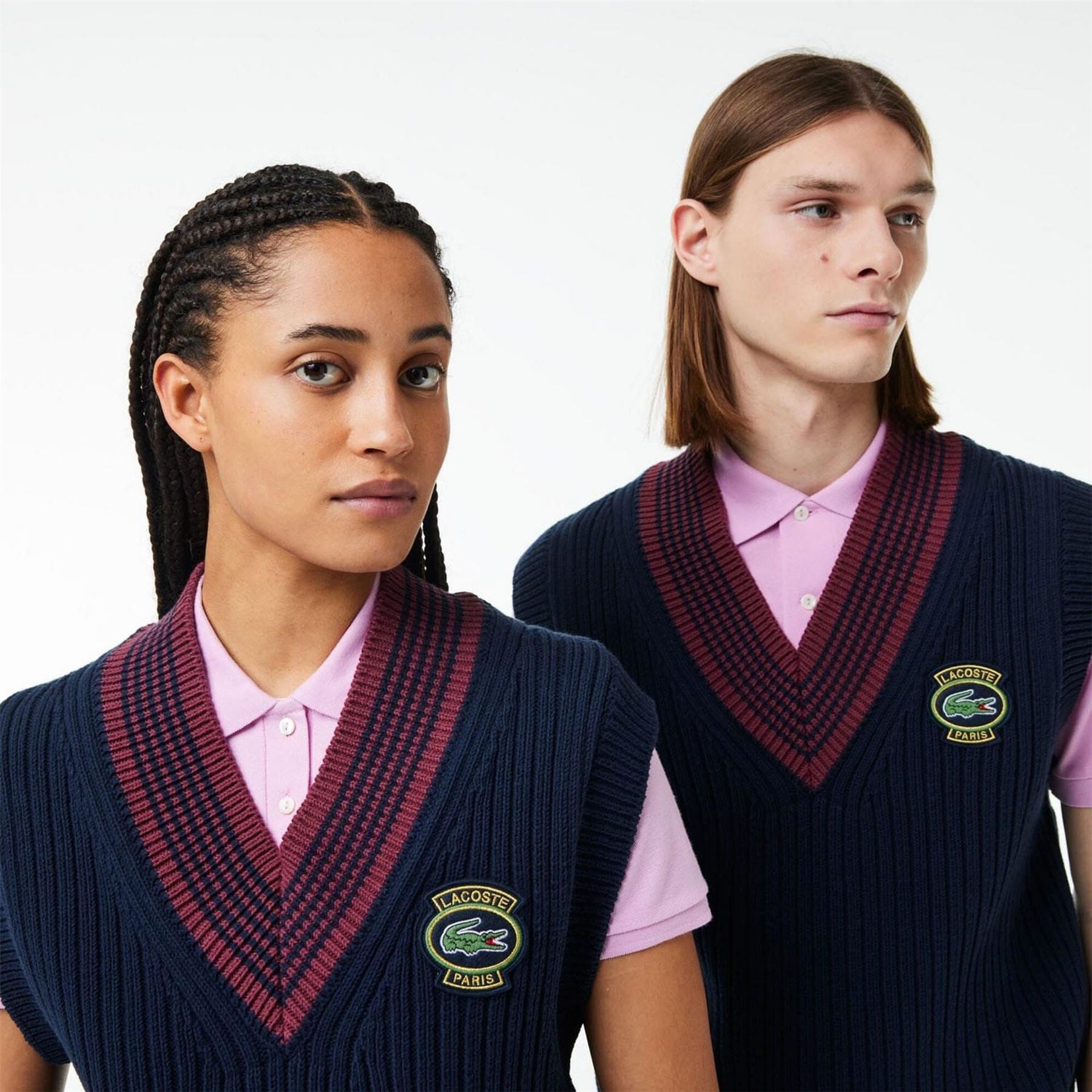 Lacoste Cotton Badge Accent Tennis Sweater