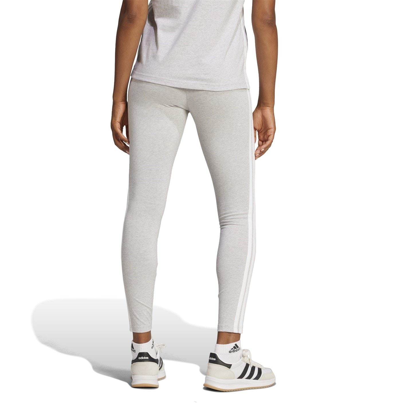 adidas Womens Essentials 3 Stripe Leggings