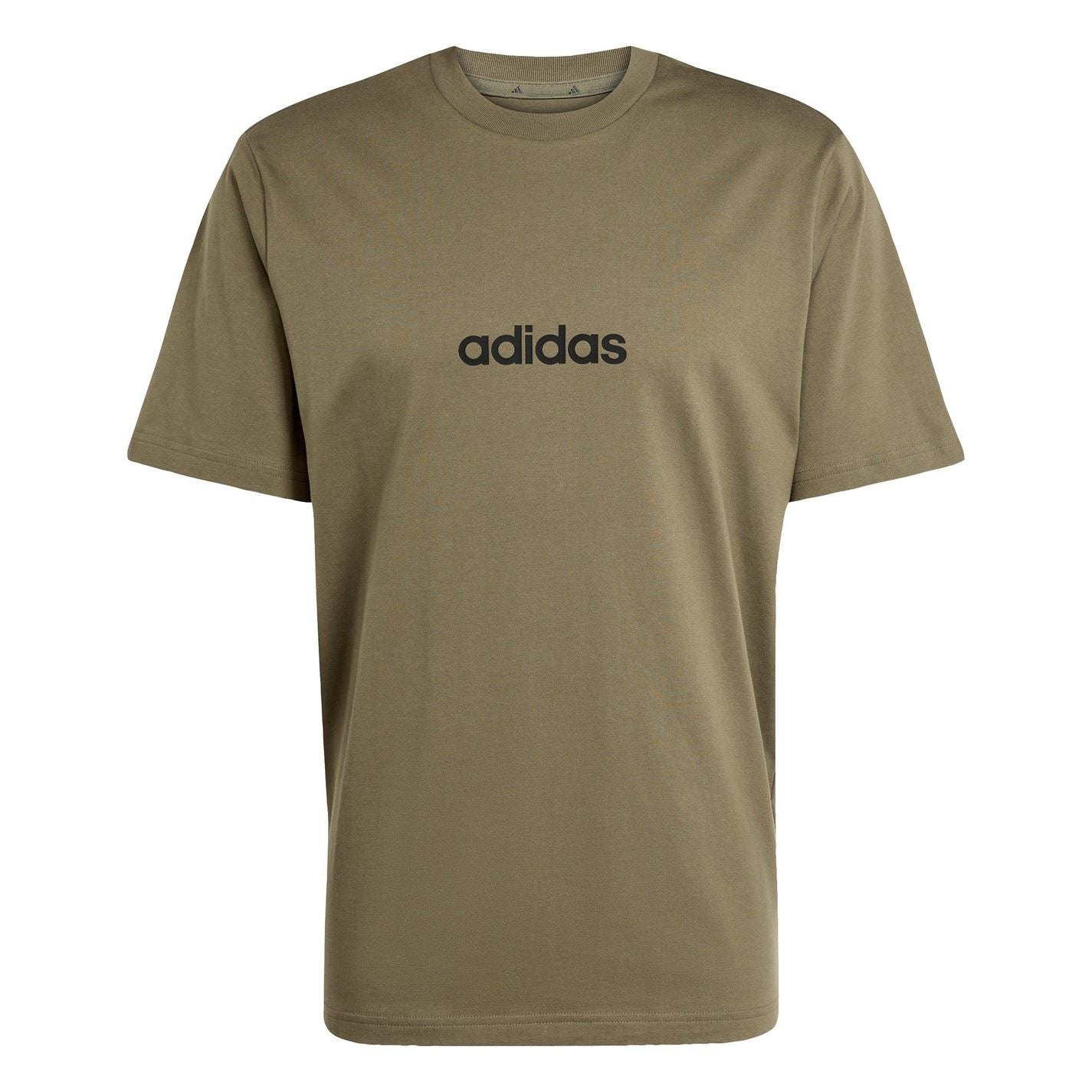 adidas Mens Essentials Single Jersey Logo T-Shirt