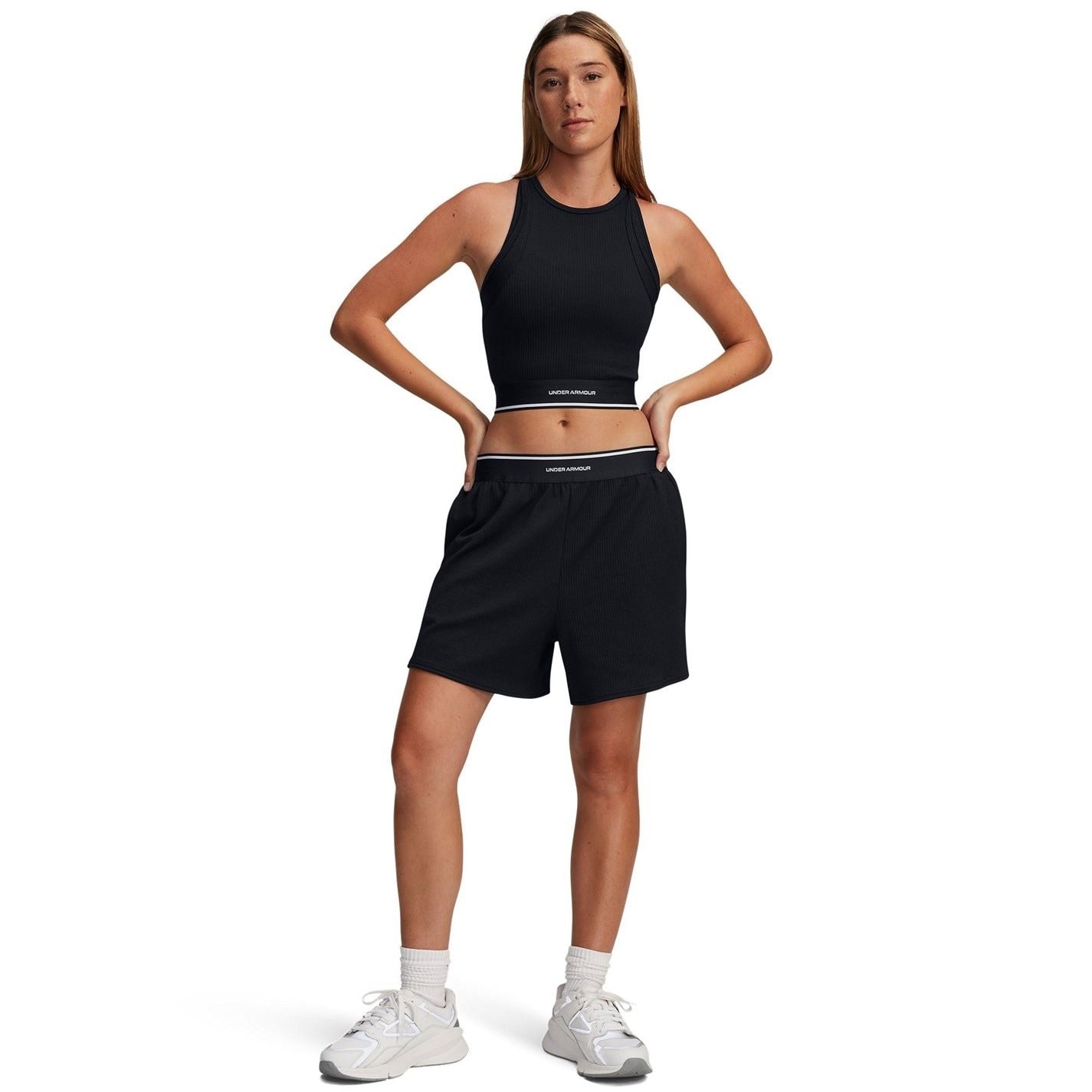 Under Armour Meridian Ribbed Bermuda Shorts