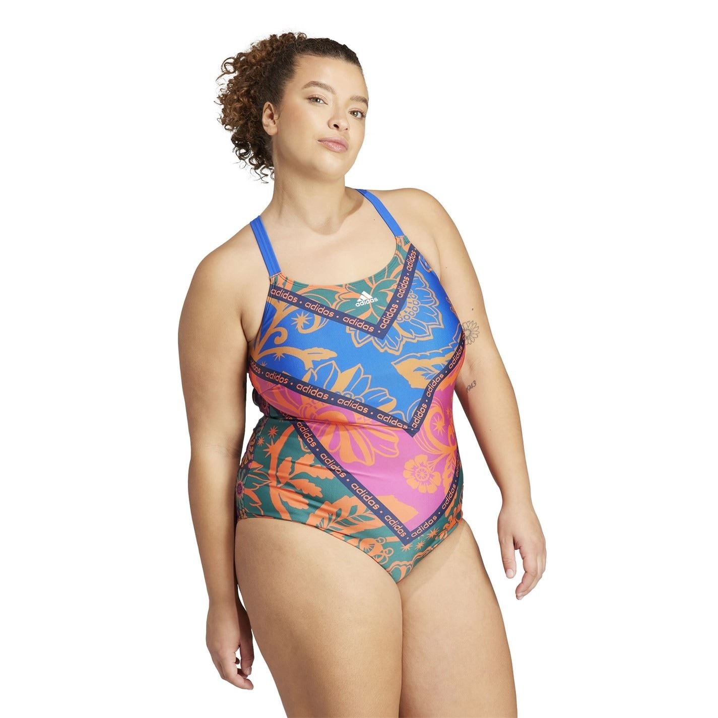 adidas Farm Floral One Piece Swimsuit