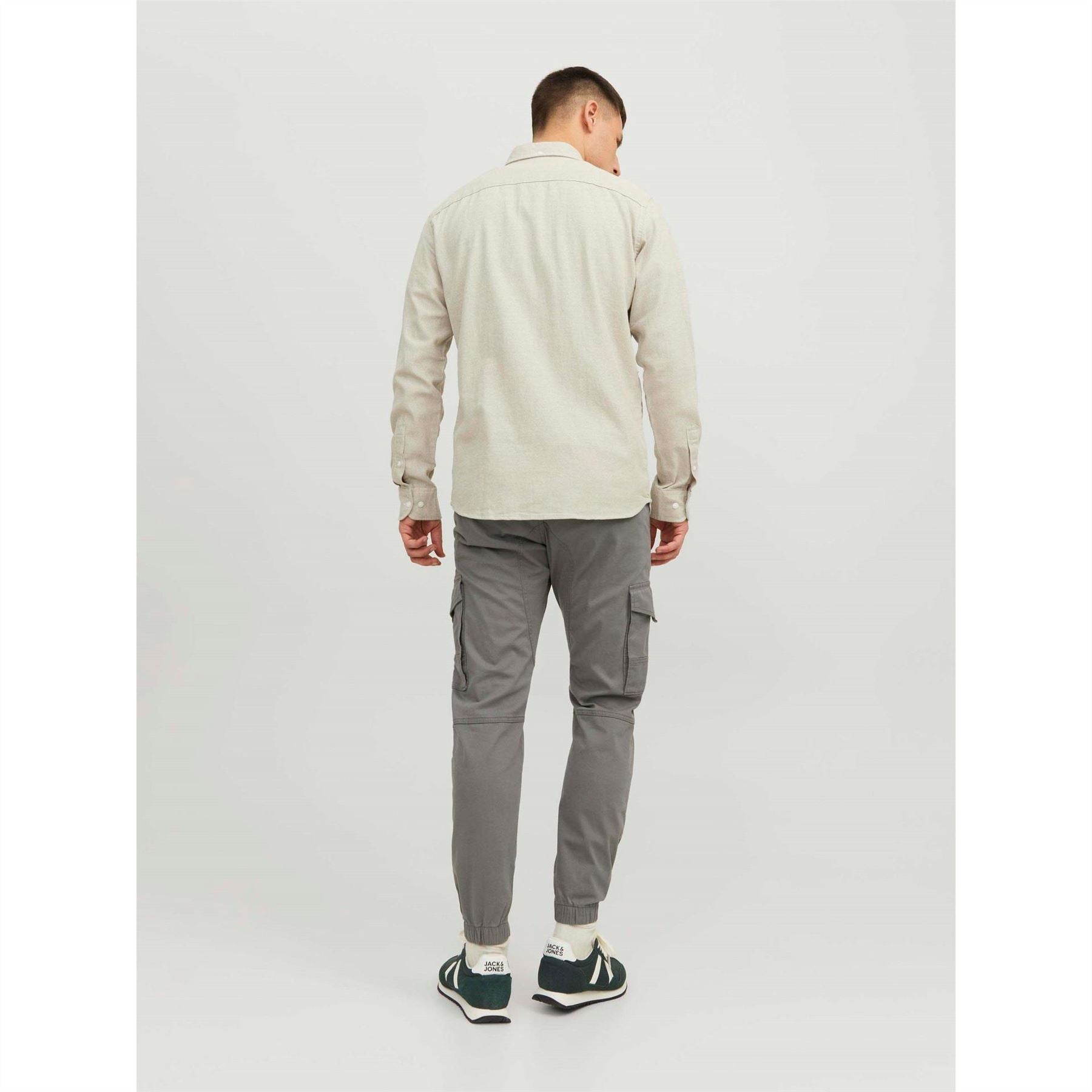 Jack and Jones Slim Stretch Cuffed Cargo Pants