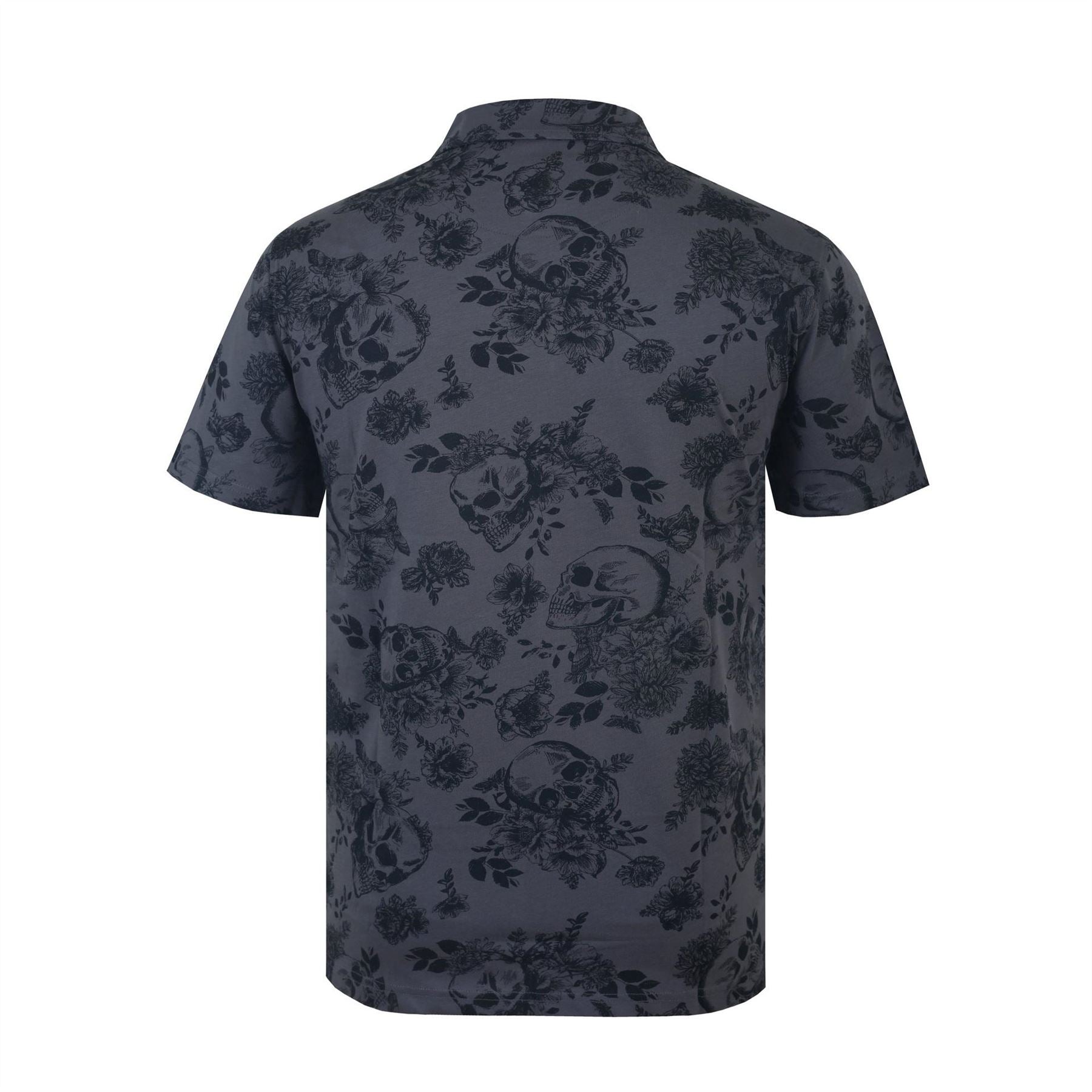 Firetrap Mens All Over Print Polo Top