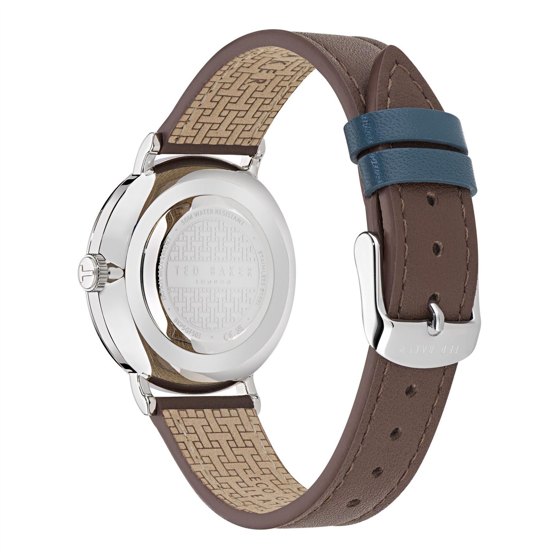 Ted Baker Staciie Leather Single Wrap Dress Analogue Watch