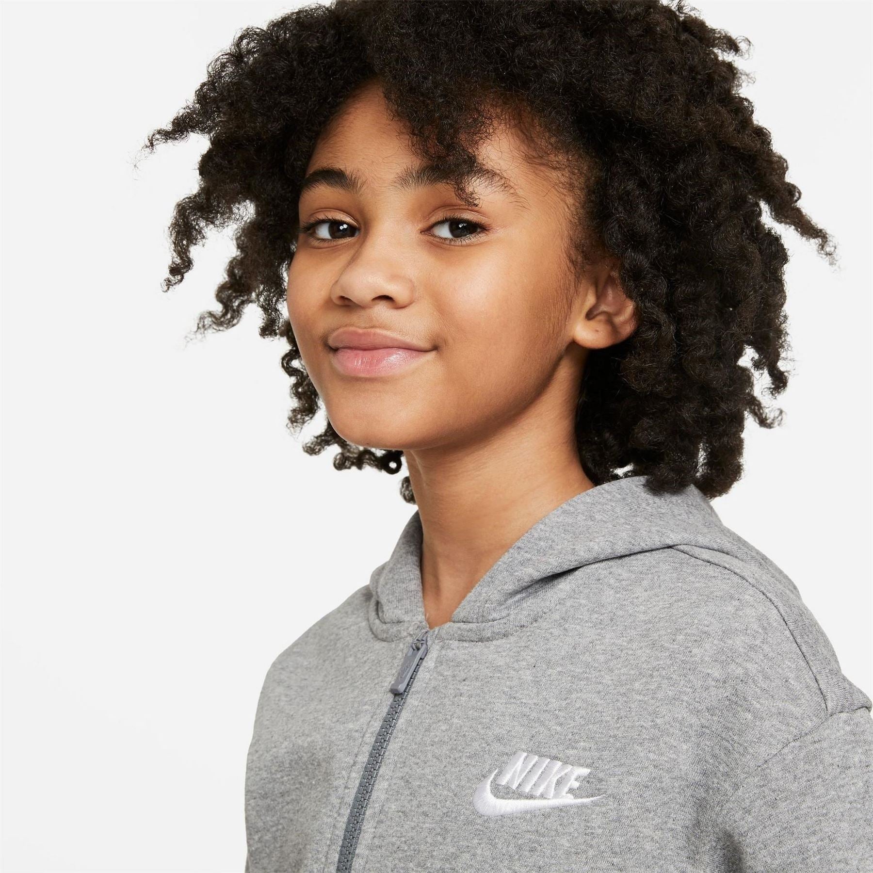 Nike Sportswear Club Fleece Big Kids (girls) Full Zip Hoodie