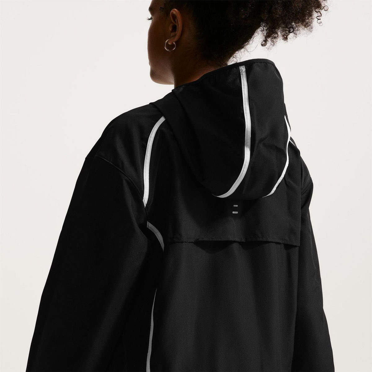 Nike Hooded Full Zipper Reflective Accent Track Jacket
