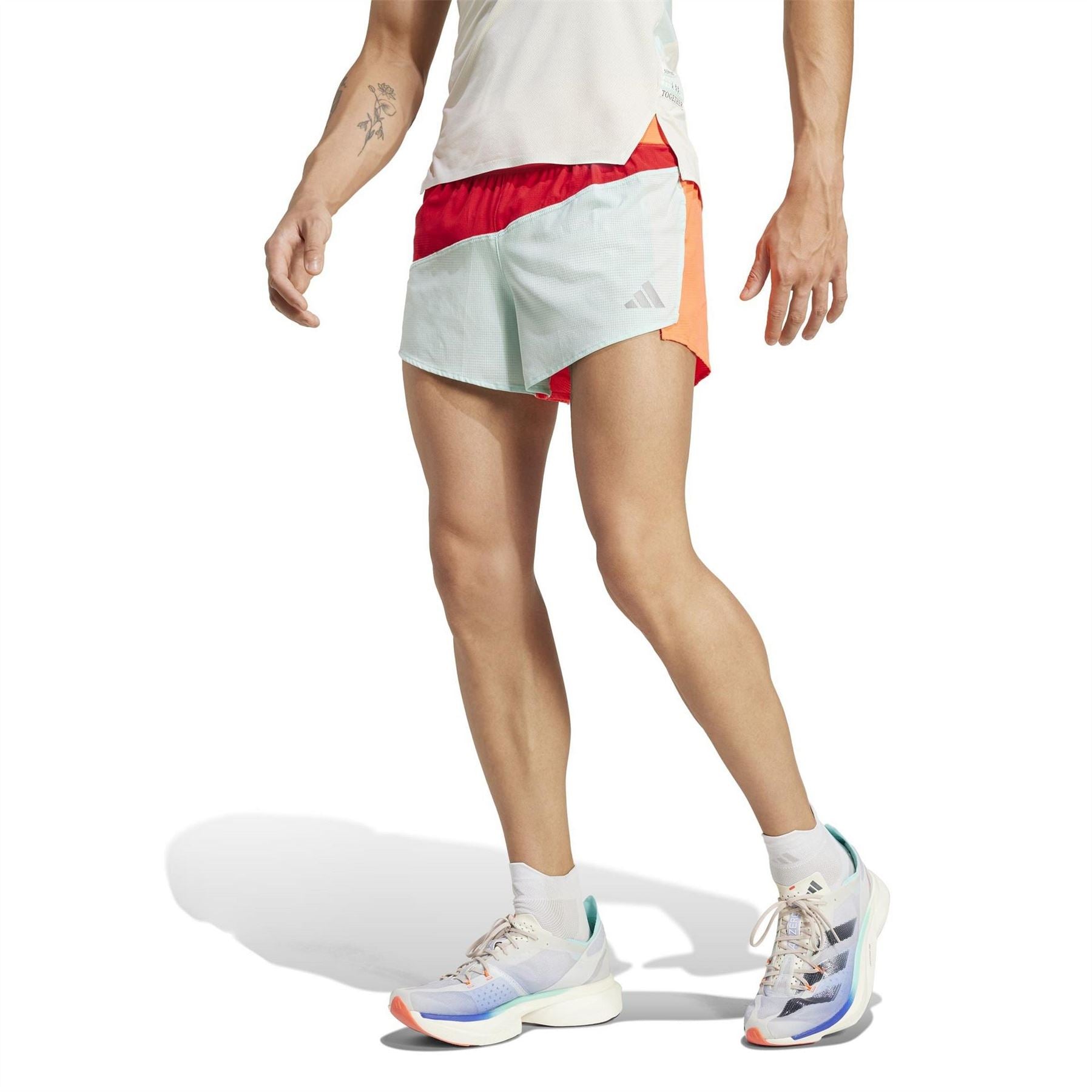 adidas Mens New York City Running Split Shorts