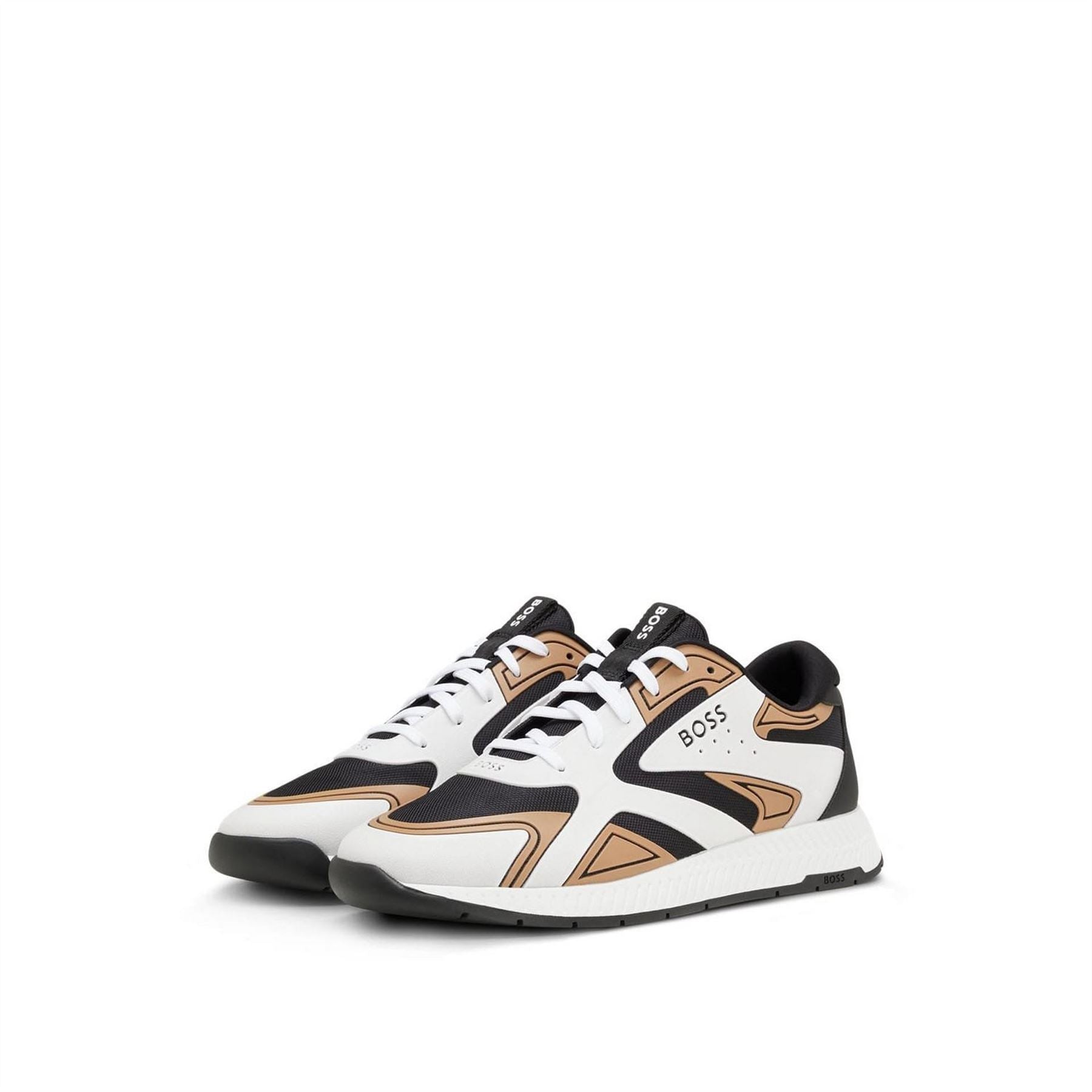 Boss Mens Titanium Runn Thm 10249931 01 Low Top Trainers