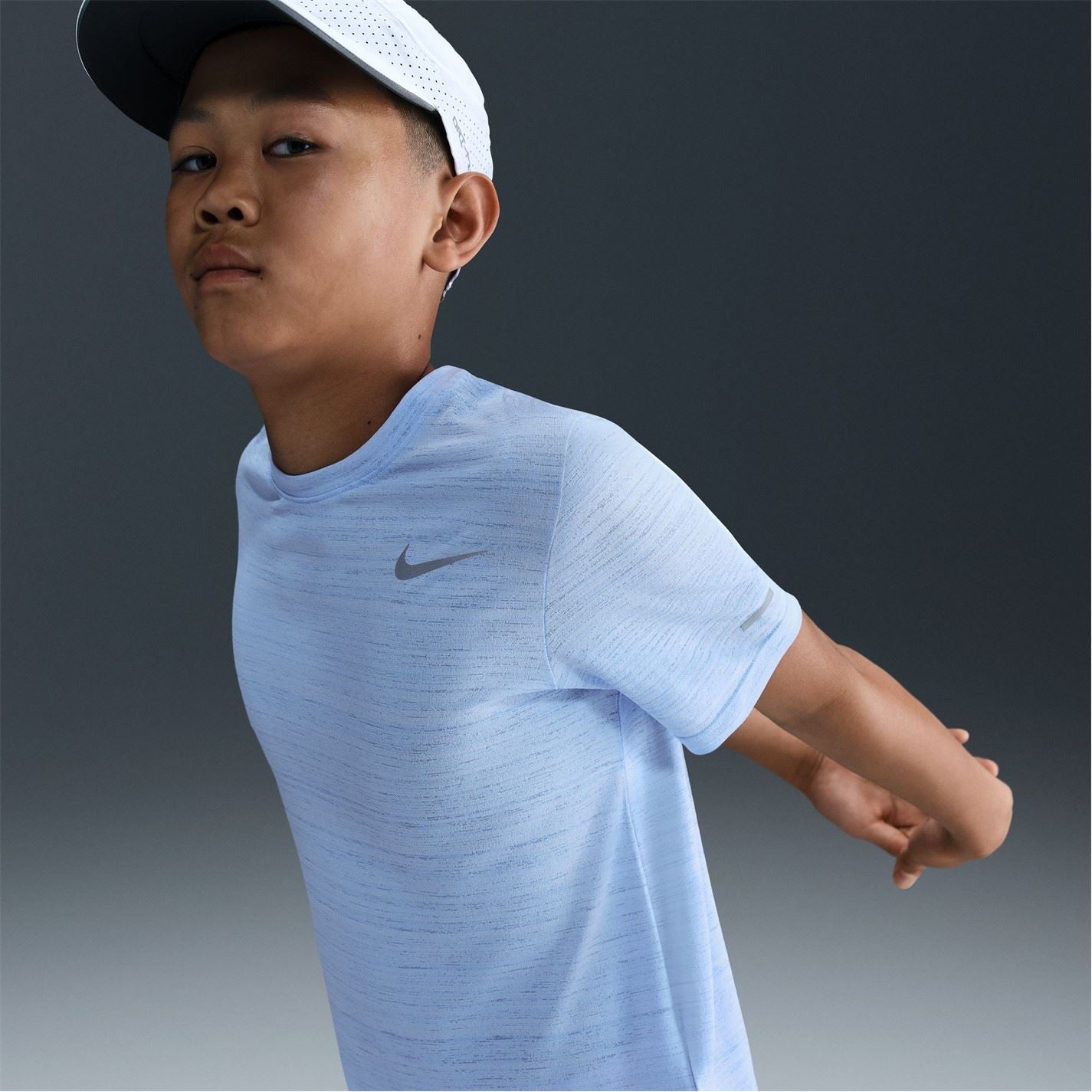 Nike Dri Fit Miler Big Kids (boys) Training Top