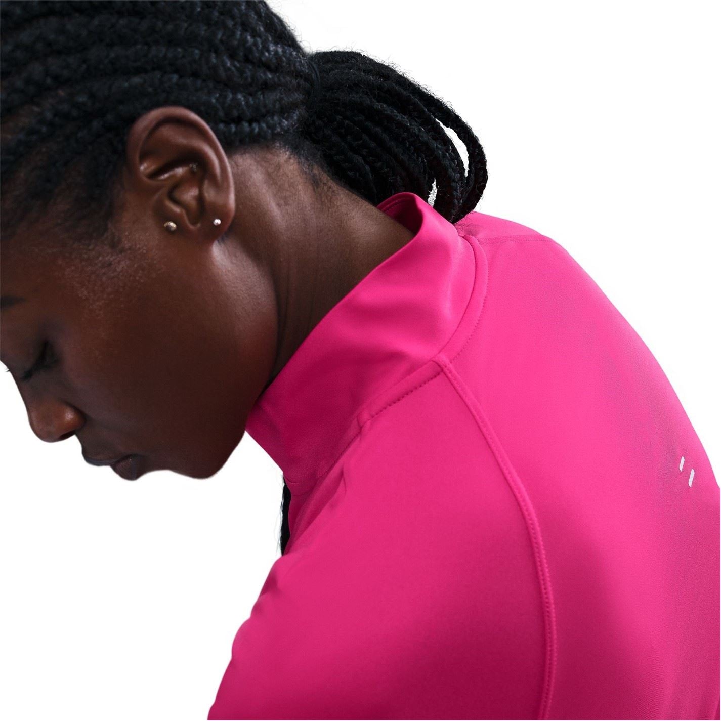 Nike Womens Pacer Long Sleeve 1 2 Zip Running Top