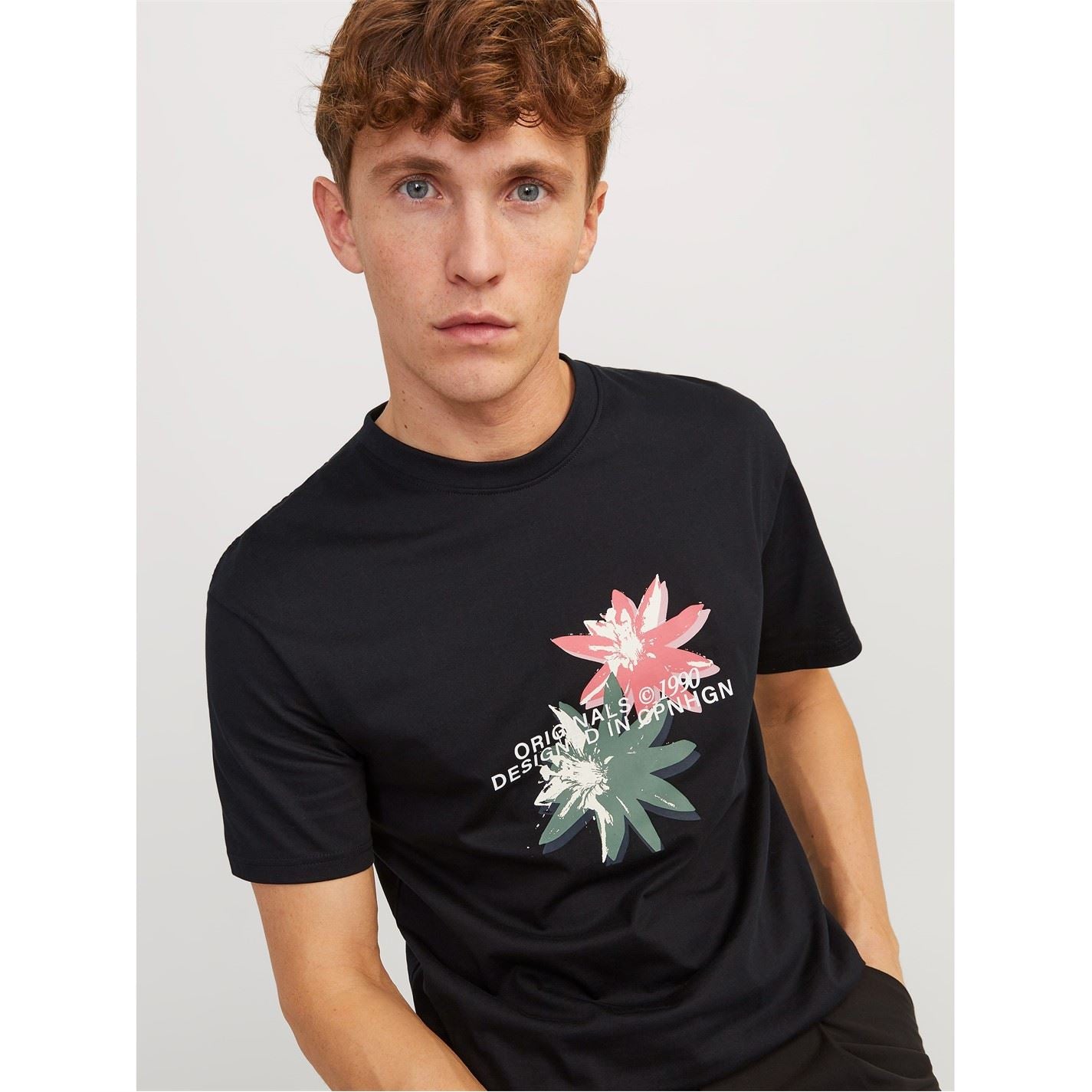 Jack and Jones Crew Neck Regular Fit Short Sleeve T-Shirt