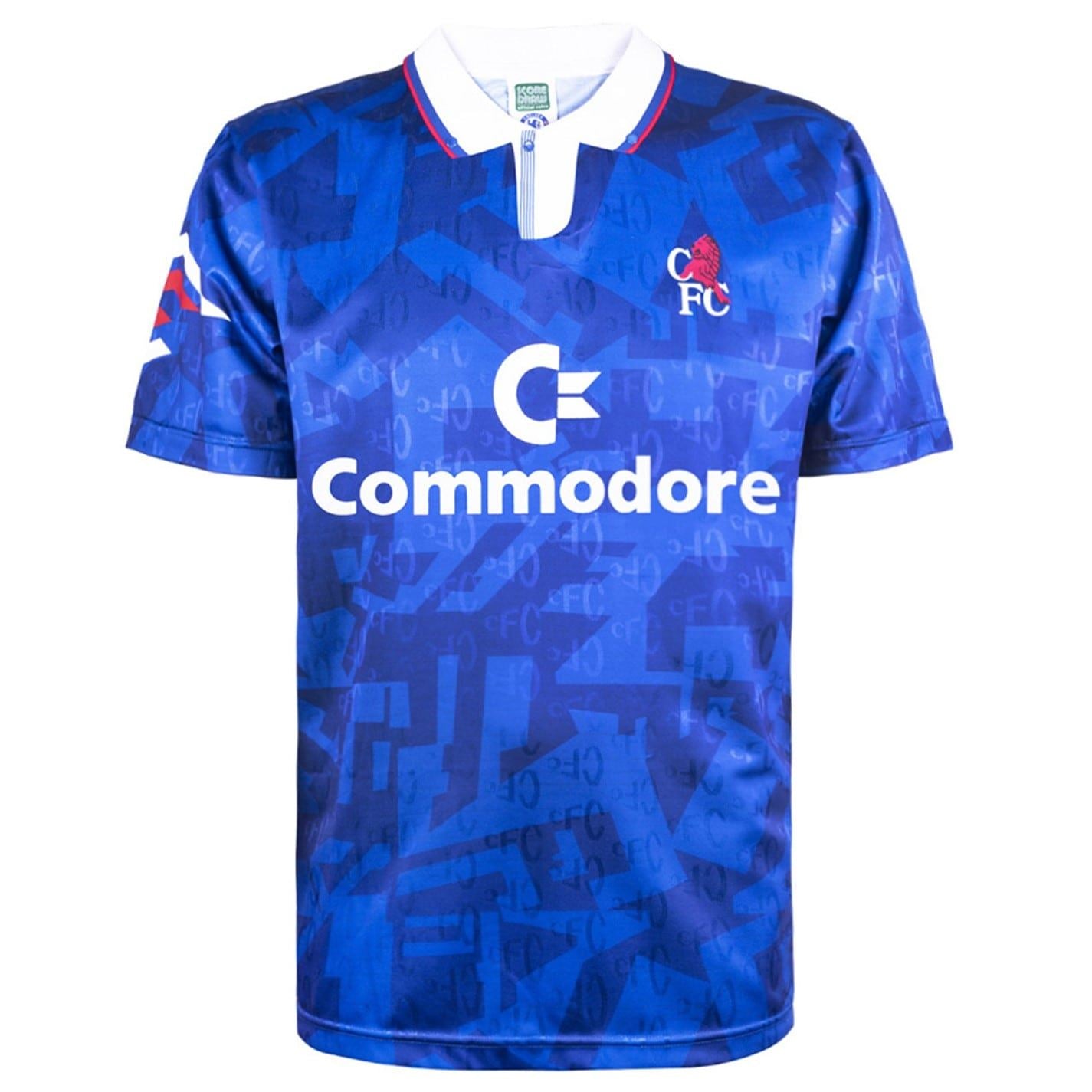 Score Draw Chelsea Retro Home Shirt 1992 Adults