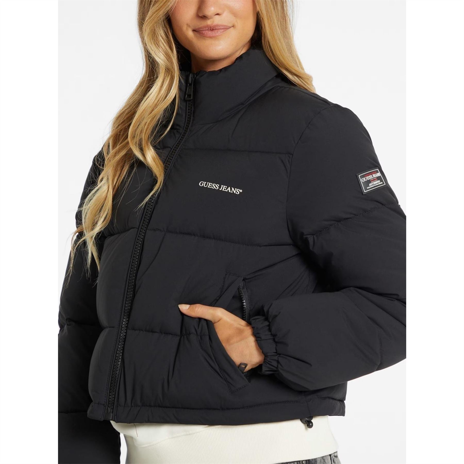Guess Cropped Puffer Jacket
