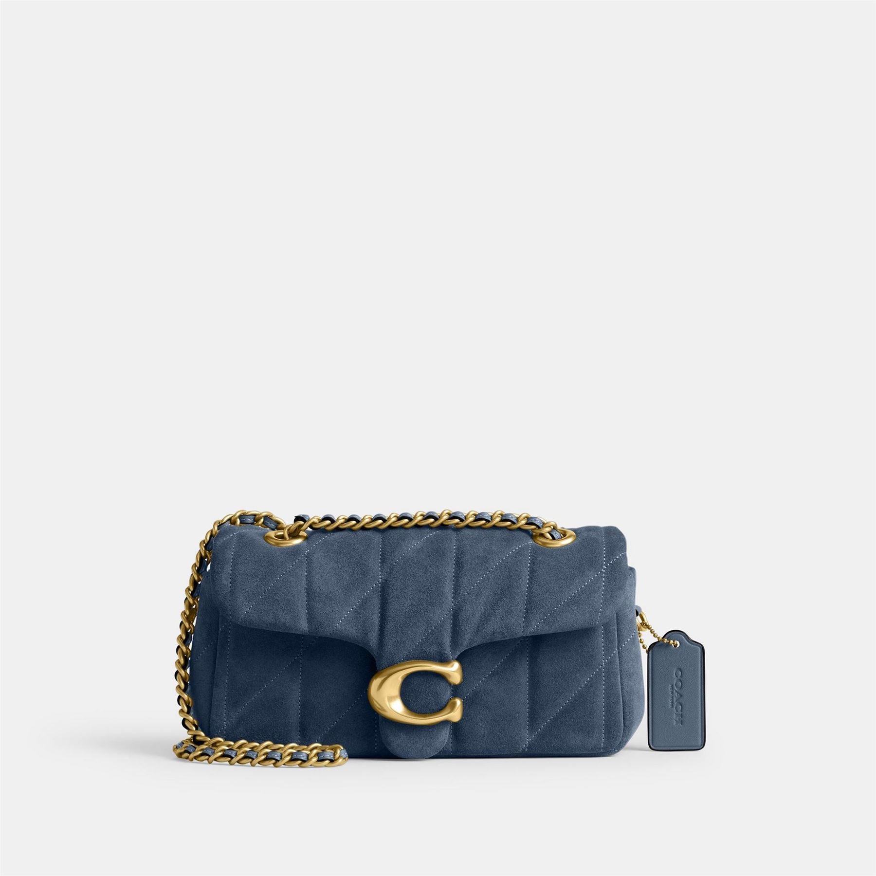 Coach Tabby 20 Geometric Patterned Chain Shoulder Bag