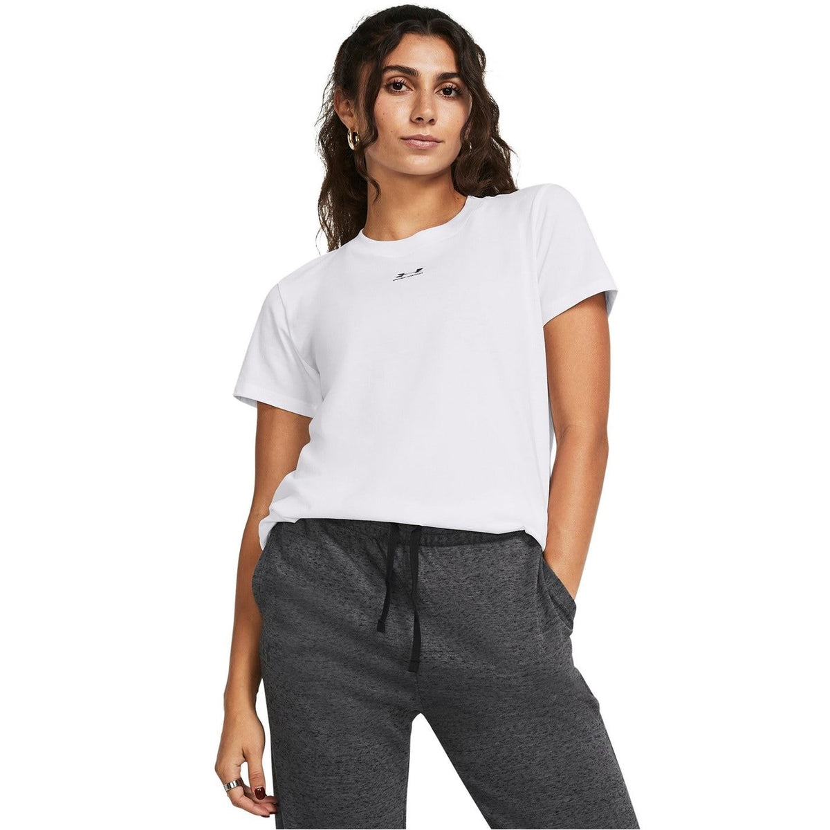 Under Armour Womens Rival Core Short Sleeve