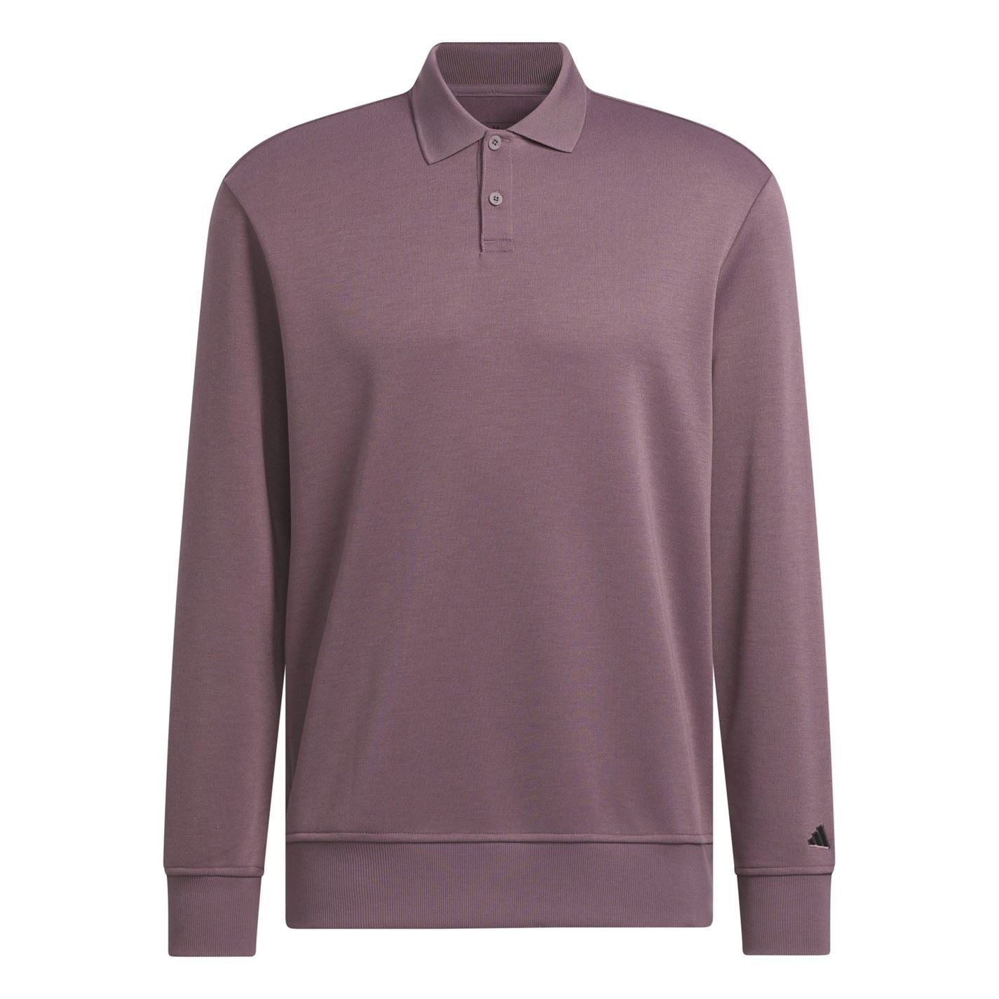 adidas Mens Go To Long Sleeve Polo Shirt