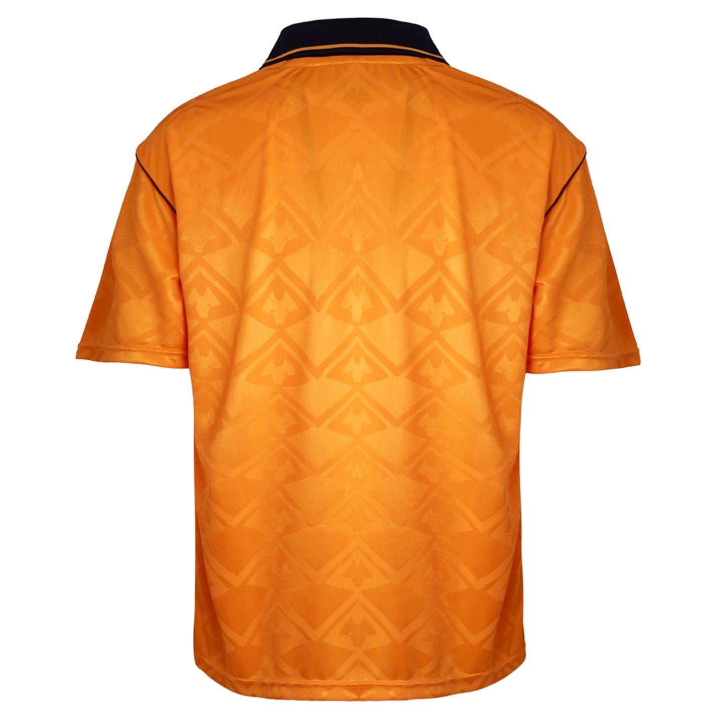Score Draw Wolverhampton Wanderers 1993 Retro Home Shirt Adults