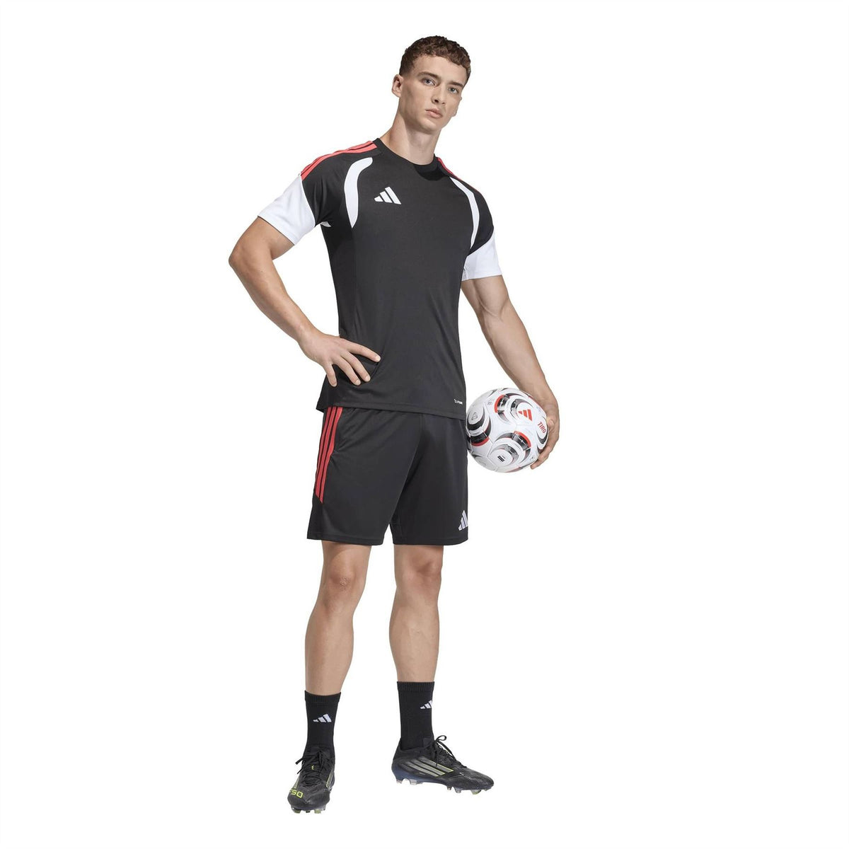 adidas Tiro 26L Athletic Shorts with Elasticated Waistband