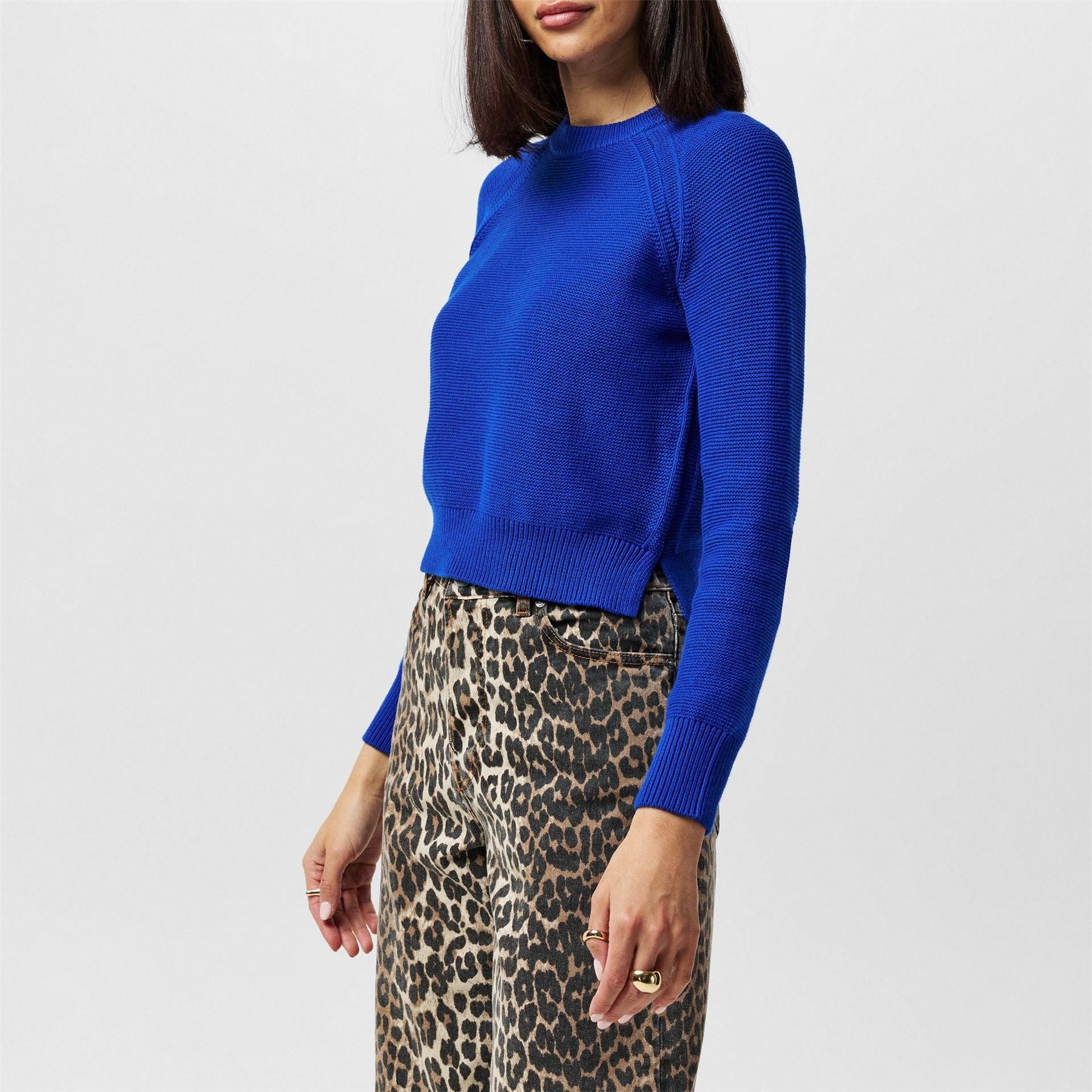 French Connection Lily Crew Neck Relaxed Fit Sweater