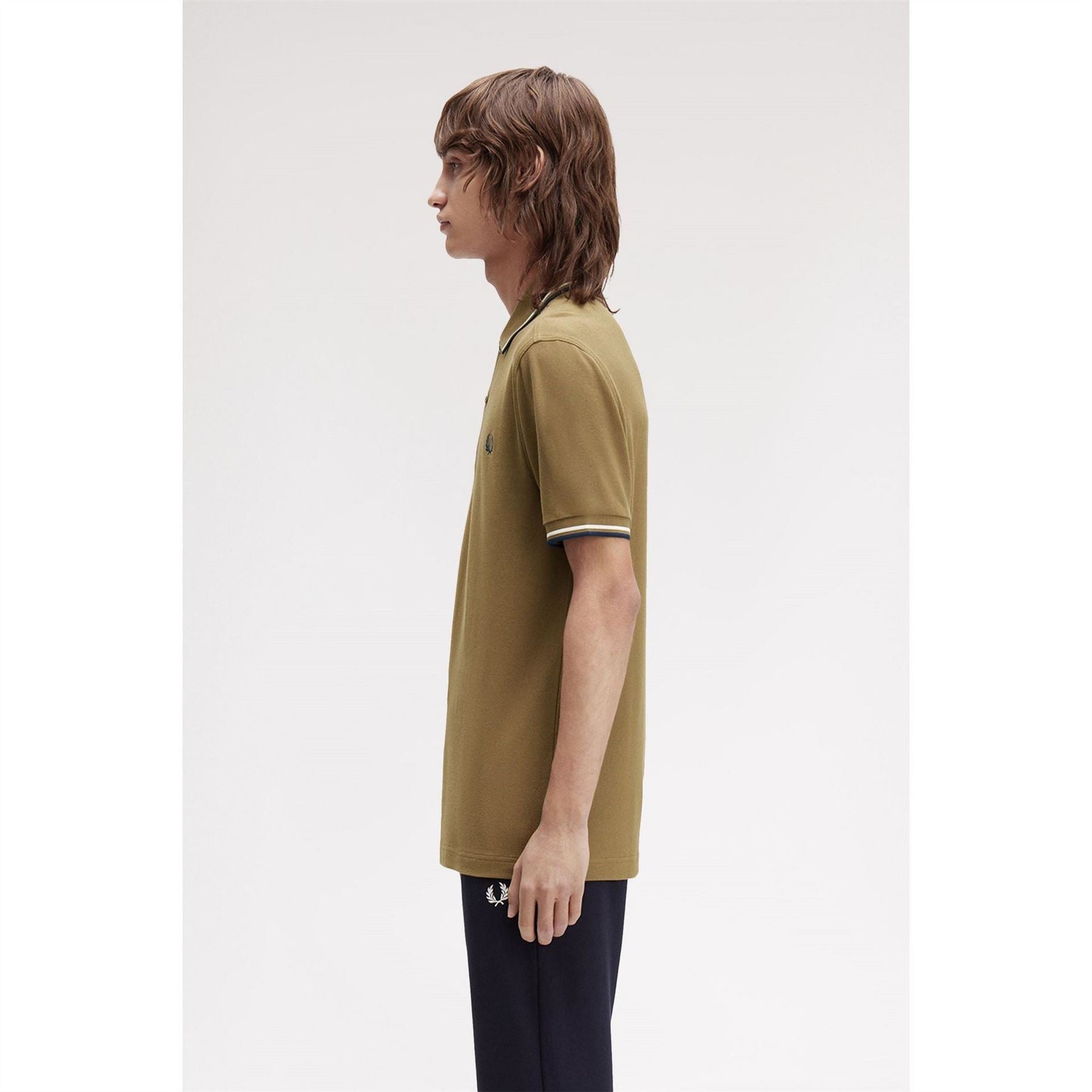 Fred Perry Sleeve Twin Tipped Polo Shirt