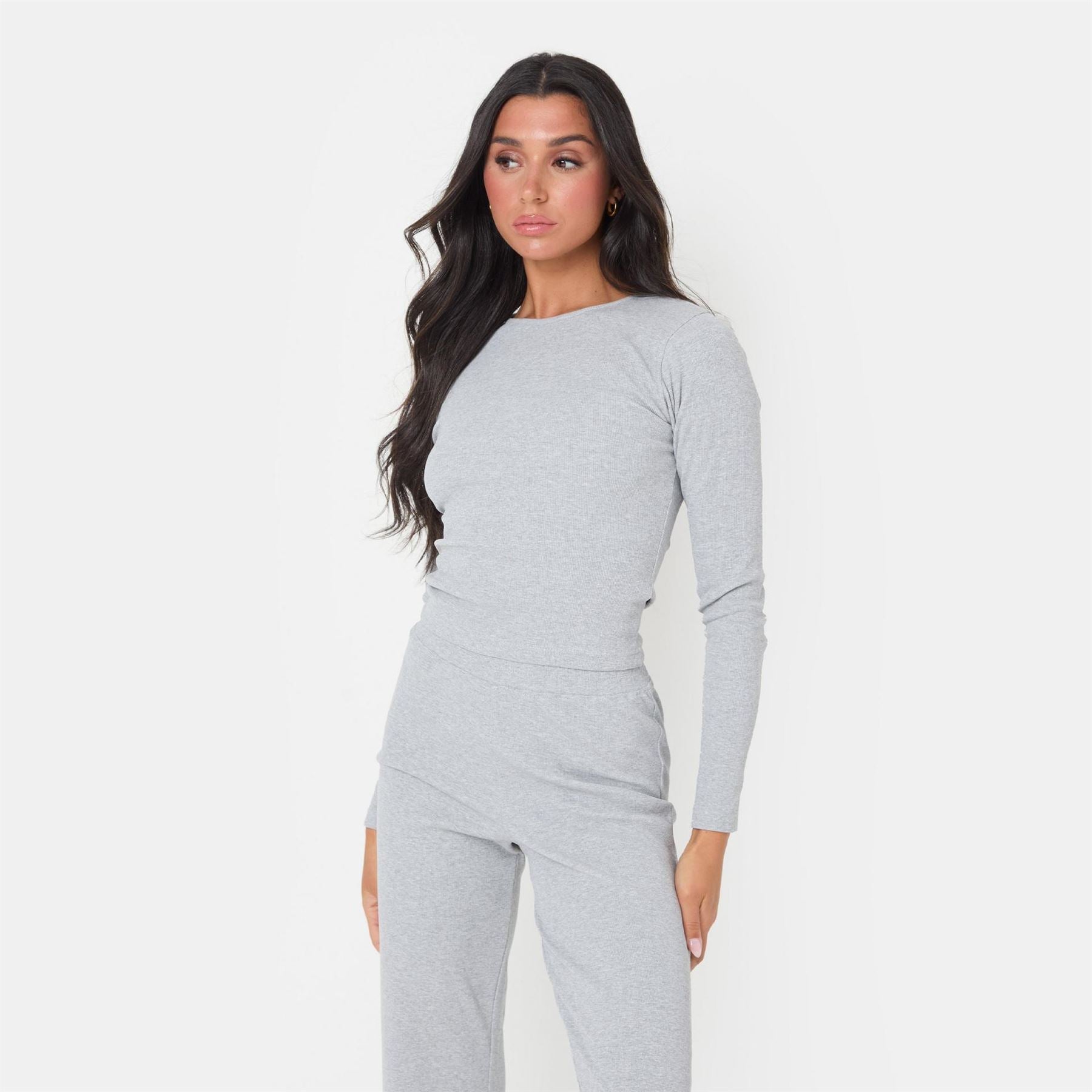 I Saw It First Rib Long Sleeve Top